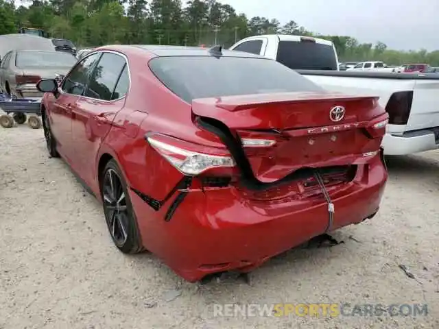 3 Photograph of a damaged car 4T1K61AK5LU375274 TOYOTA CAMRY 2020