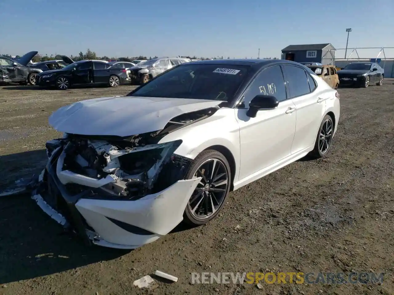 2 Photograph of a damaged car 4T1K61AK5LU378949 TOYOTA CAMRY 2020