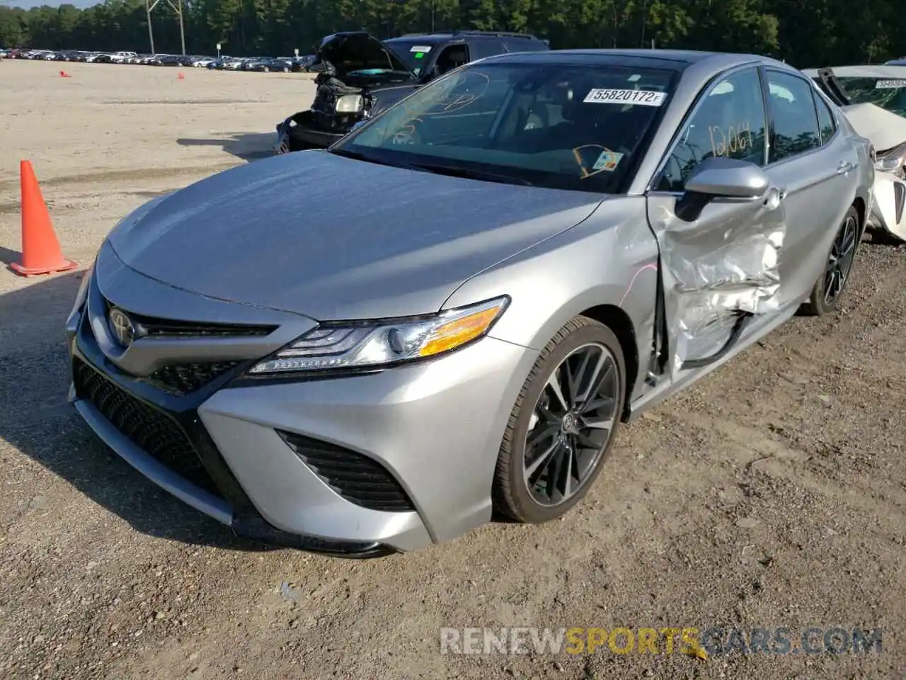 2 Photograph of a damaged car 4T1K61AK5LU387800 TOYOTA CAMRY 2020