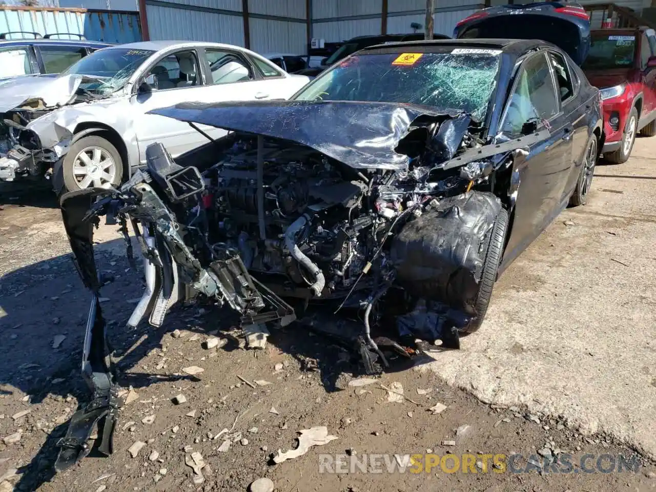 2 Photograph of a damaged car 4T1K61AK5LU857601 TOYOTA CAMRY 2020