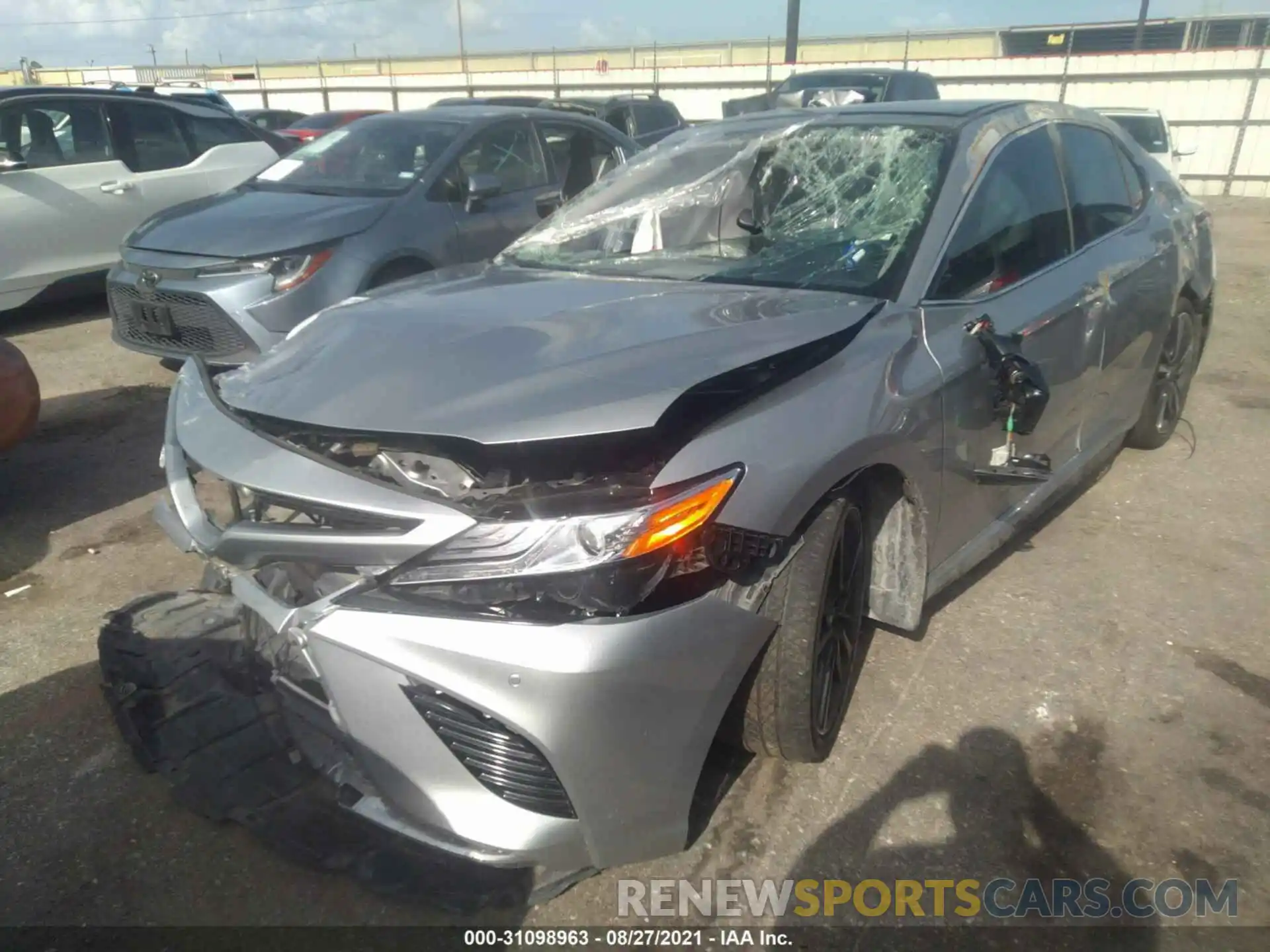 2 Photograph of a damaged car 4T1K61AK5LU867058 TOYOTA CAMRY 2020