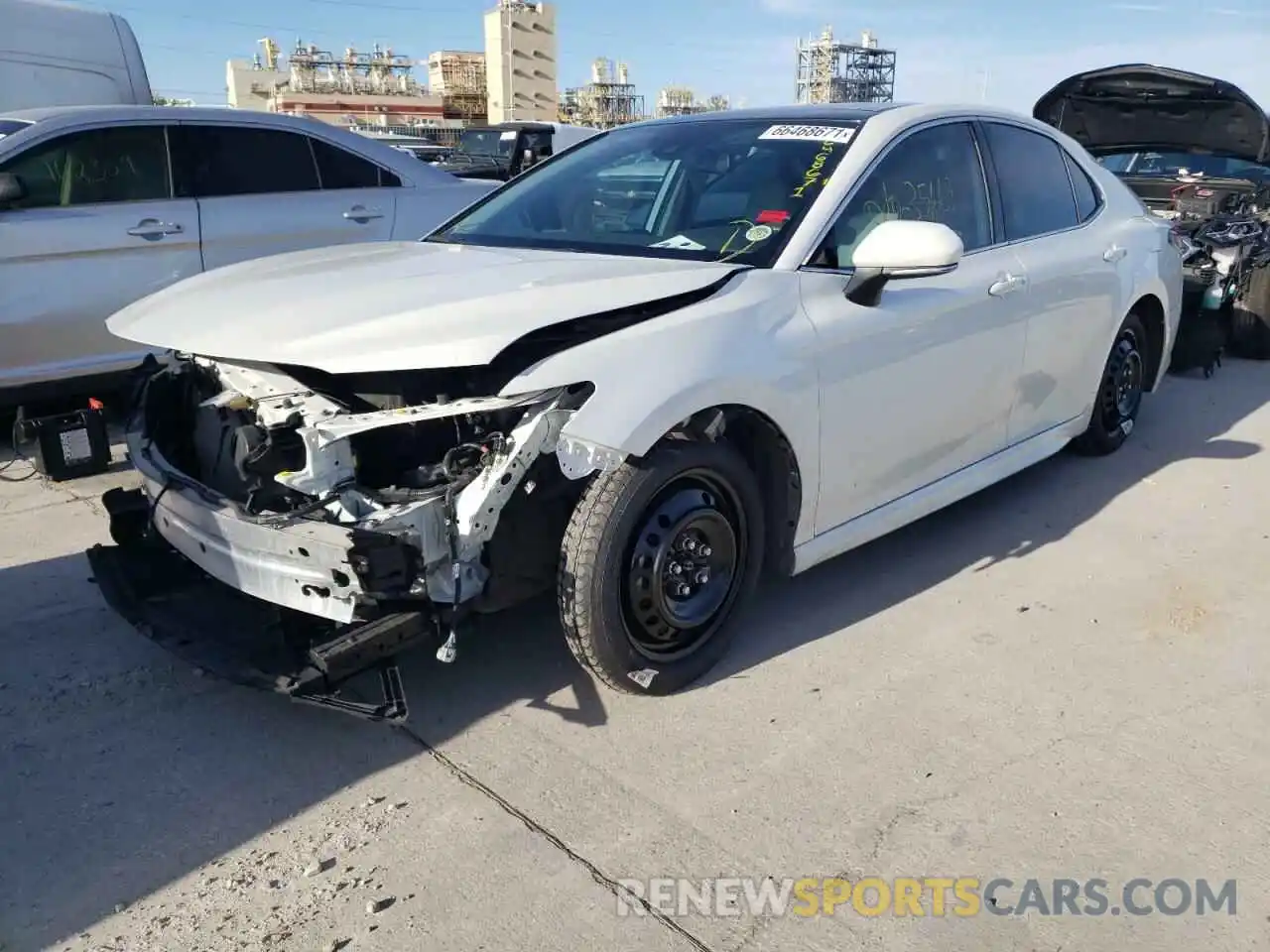 2 Photograph of a damaged car 4T1K61AK5LU872583 TOYOTA CAMRY 2020