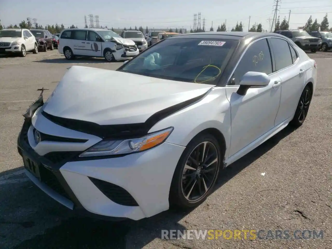 2 Photograph of a damaged car 4T1K61AK5LU925959 TOYOTA CAMRY 2020