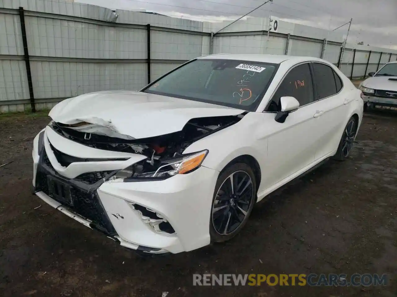 2 Photograph of a damaged car 4T1K61AK6LU307887 TOYOTA CAMRY 2020