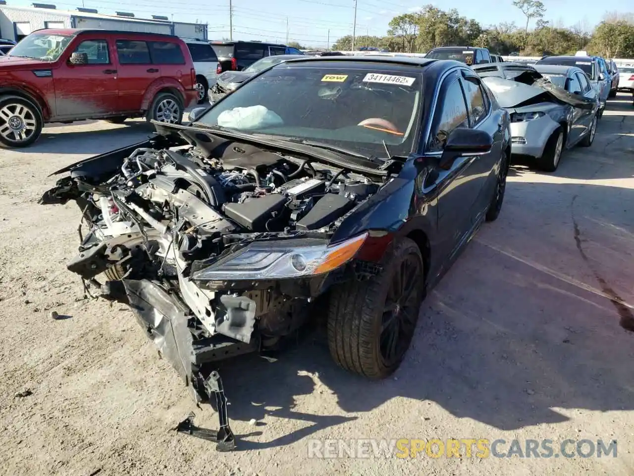 2 Photograph of a damaged car 4T1K61AK6LU320039 TOYOTA CAMRY 2020