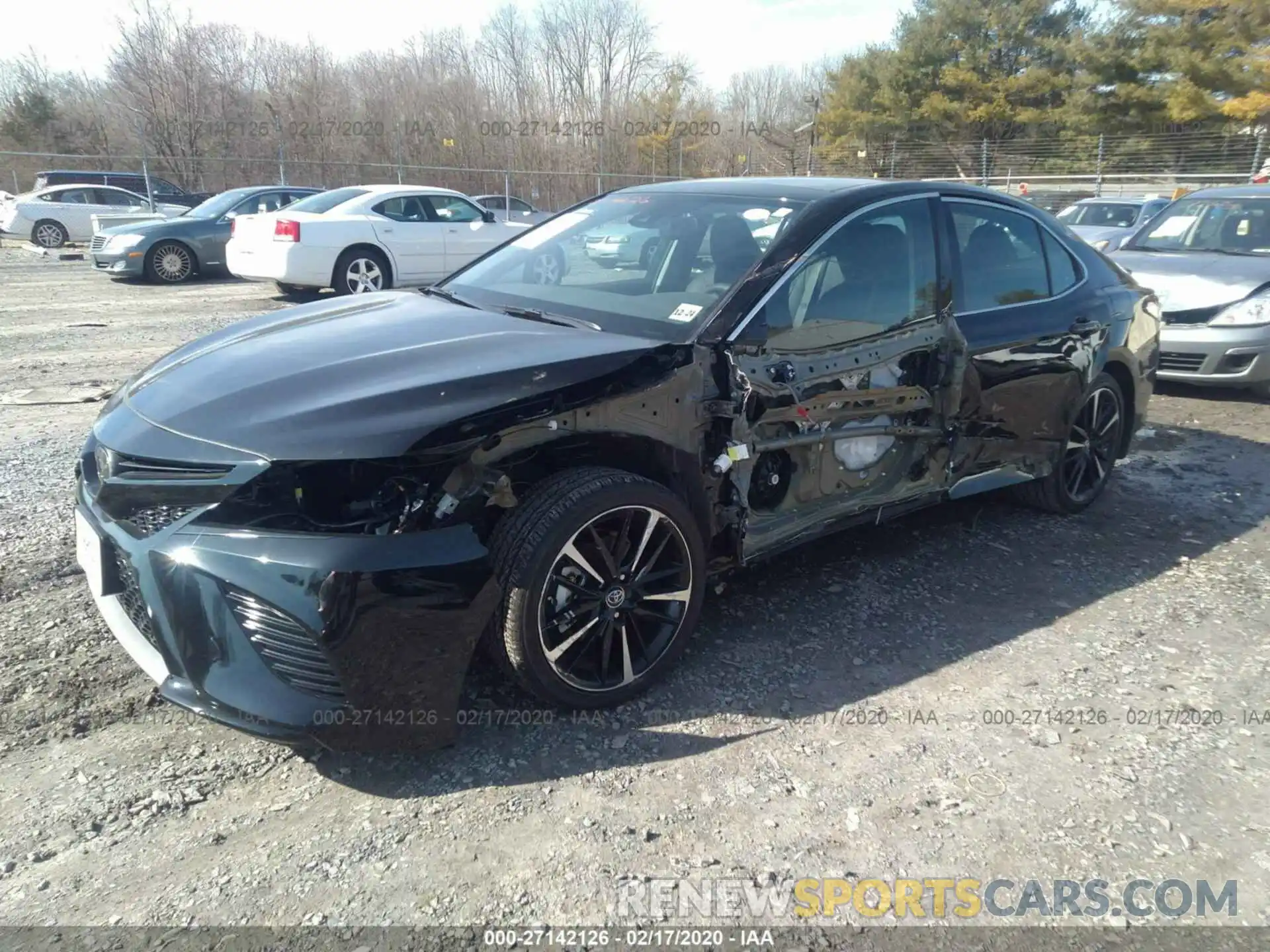 2 Photograph of a damaged car 4T1K61AK6LU322020 TOYOTA CAMRY 2020