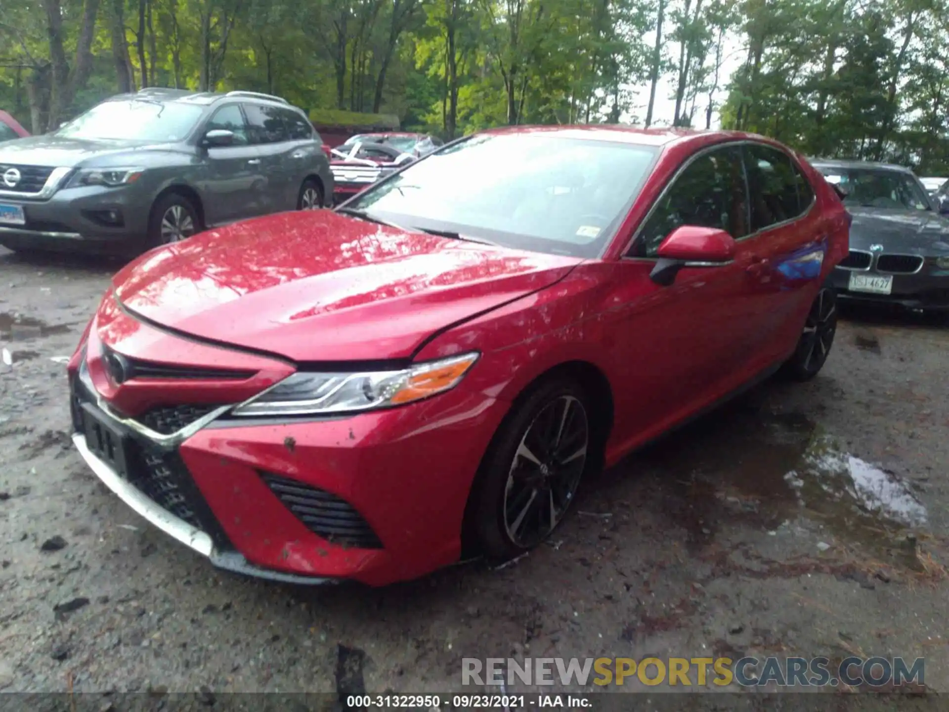 2 Photograph of a damaged car 4T1K61AK6LU334734 TOYOTA CAMRY 2020