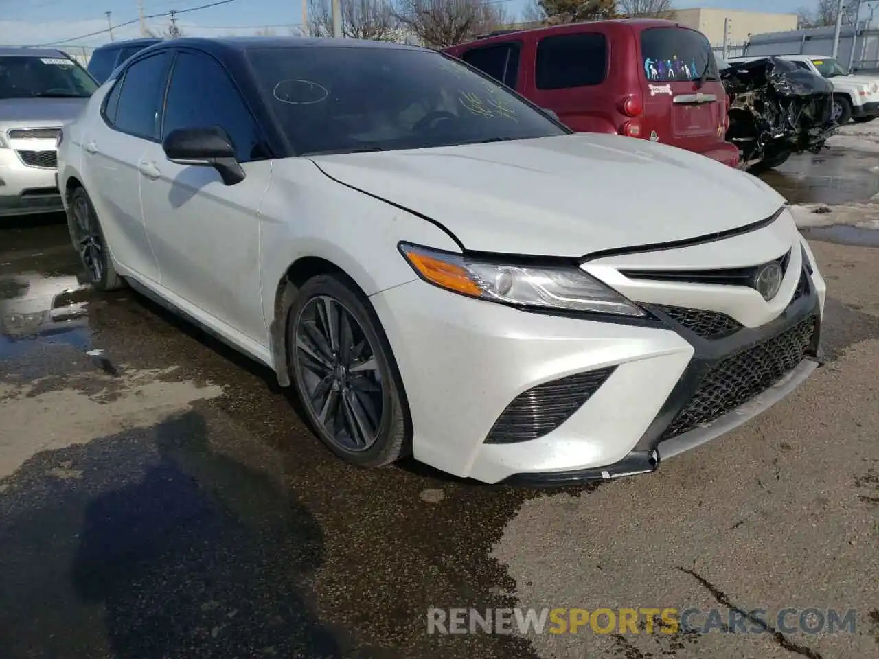 1 Photograph of a damaged car 4T1K61AK6LU344860 TOYOTA CAMRY 2020