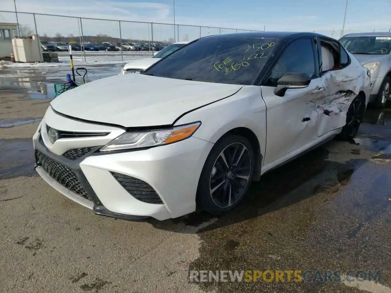 2 Photograph of a damaged car 4T1K61AK6LU344860 TOYOTA CAMRY 2020