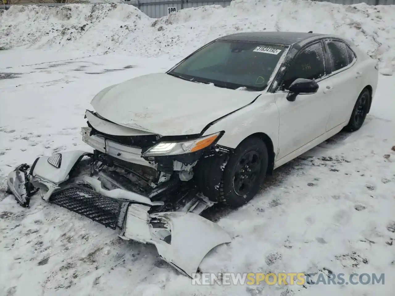 2 Photograph of a damaged car 4T1K61AK6LU354949 TOYOTA CAMRY 2020