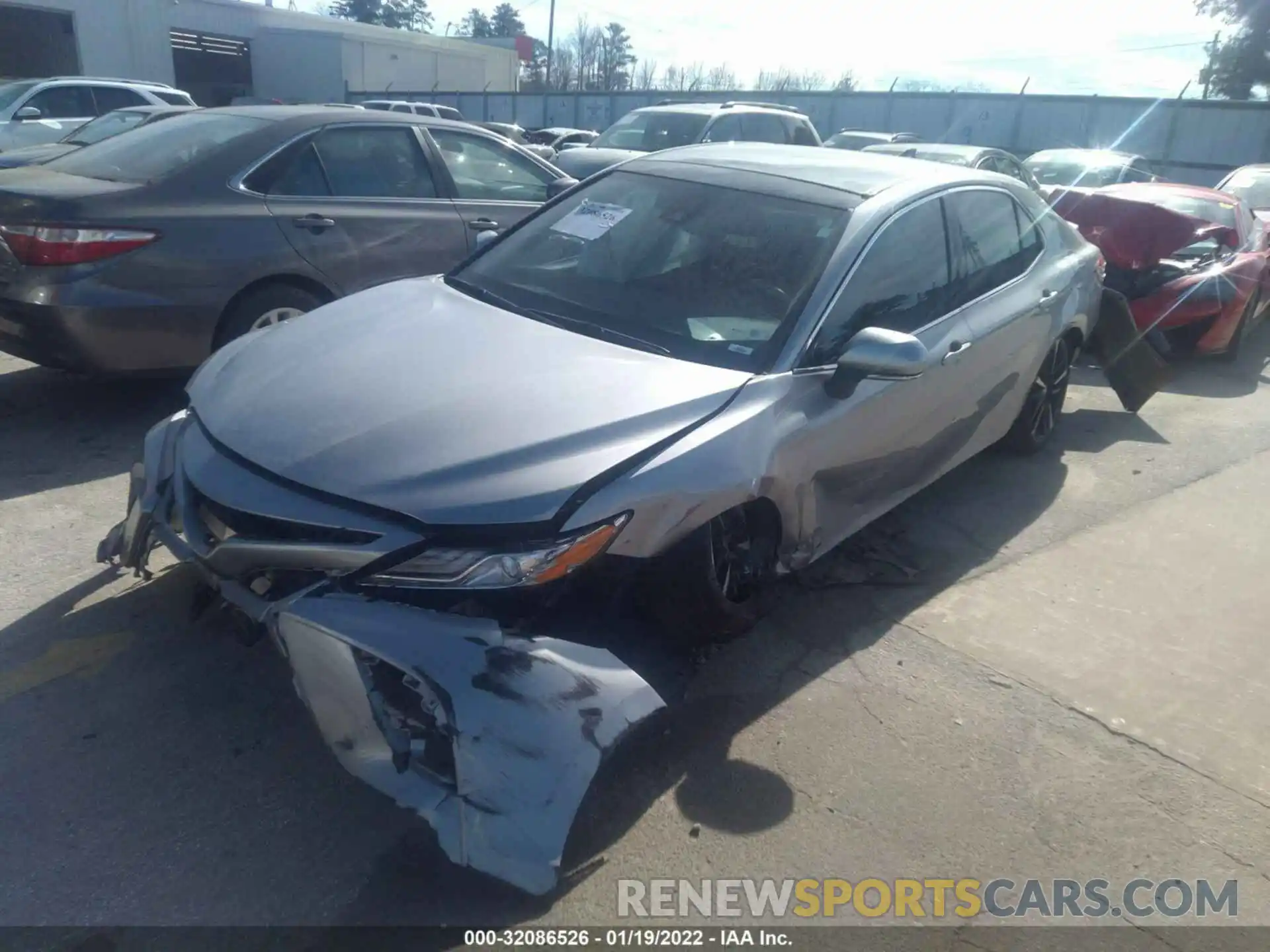 2 Photograph of a damaged car 4T1K61AK6LU361223 TOYOTA CAMRY 2020