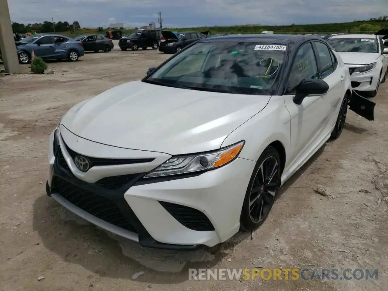 2 Photograph of a damaged car 4T1K61AK6LU374716 TOYOTA CAMRY 2020