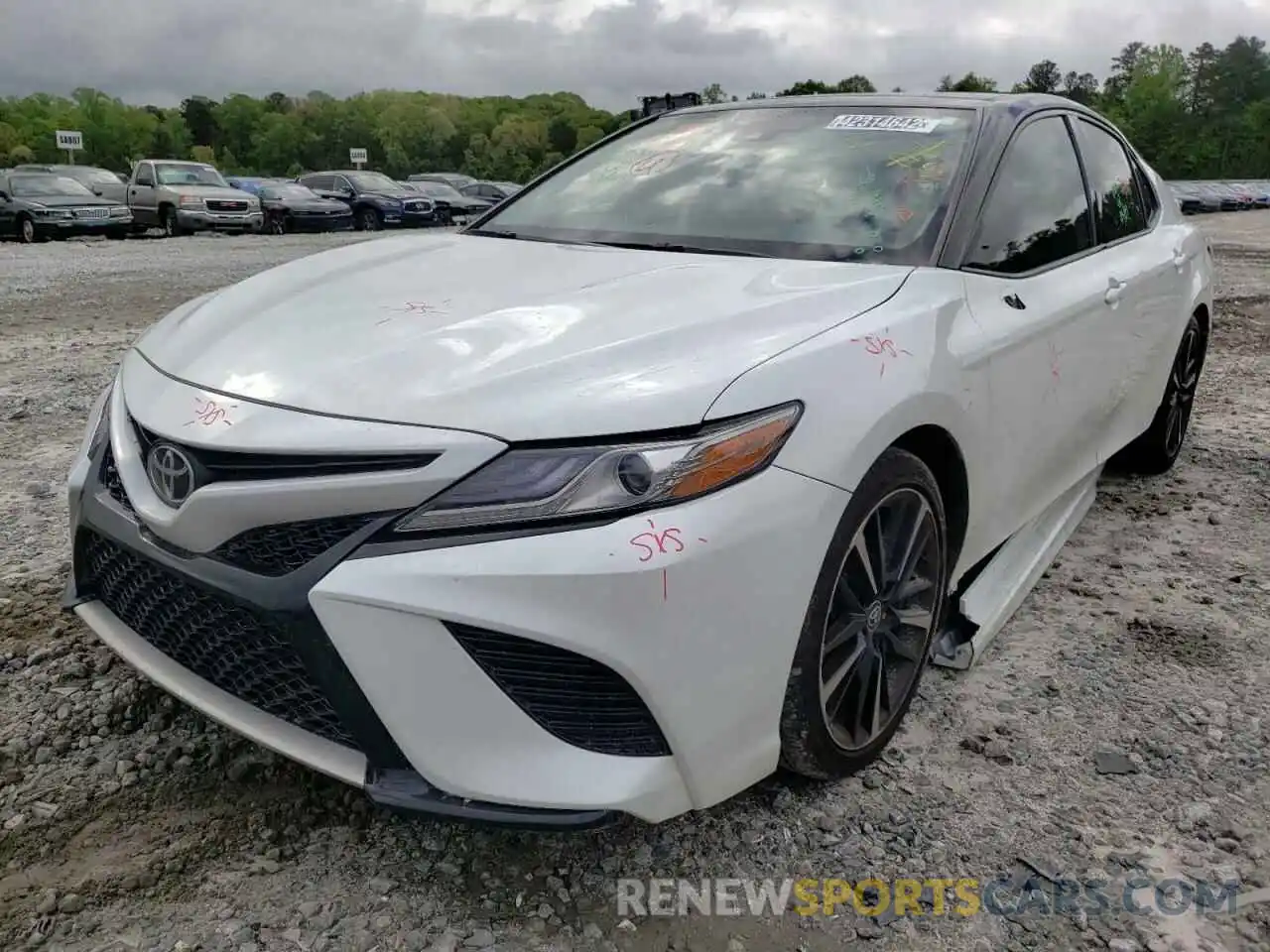 2 Photograph of a damaged car 4T1K61AK6LU386140 TOYOTA CAMRY 2020