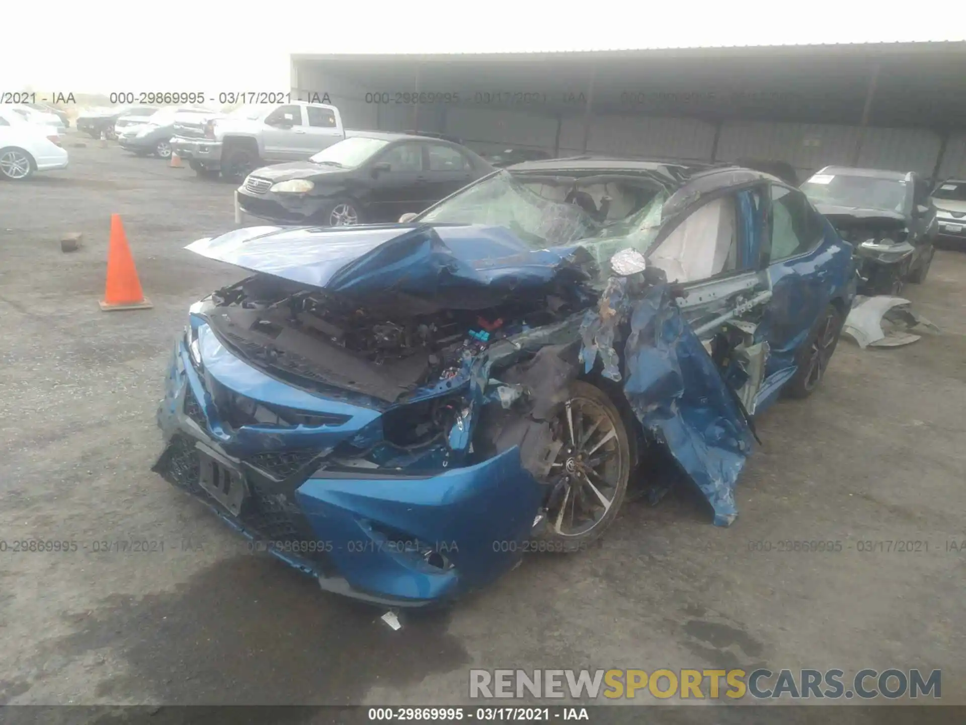 6 Фотография поврежденного автомобиля 4T1K61AK6LU399759 TOYOTA CAMRY 2020