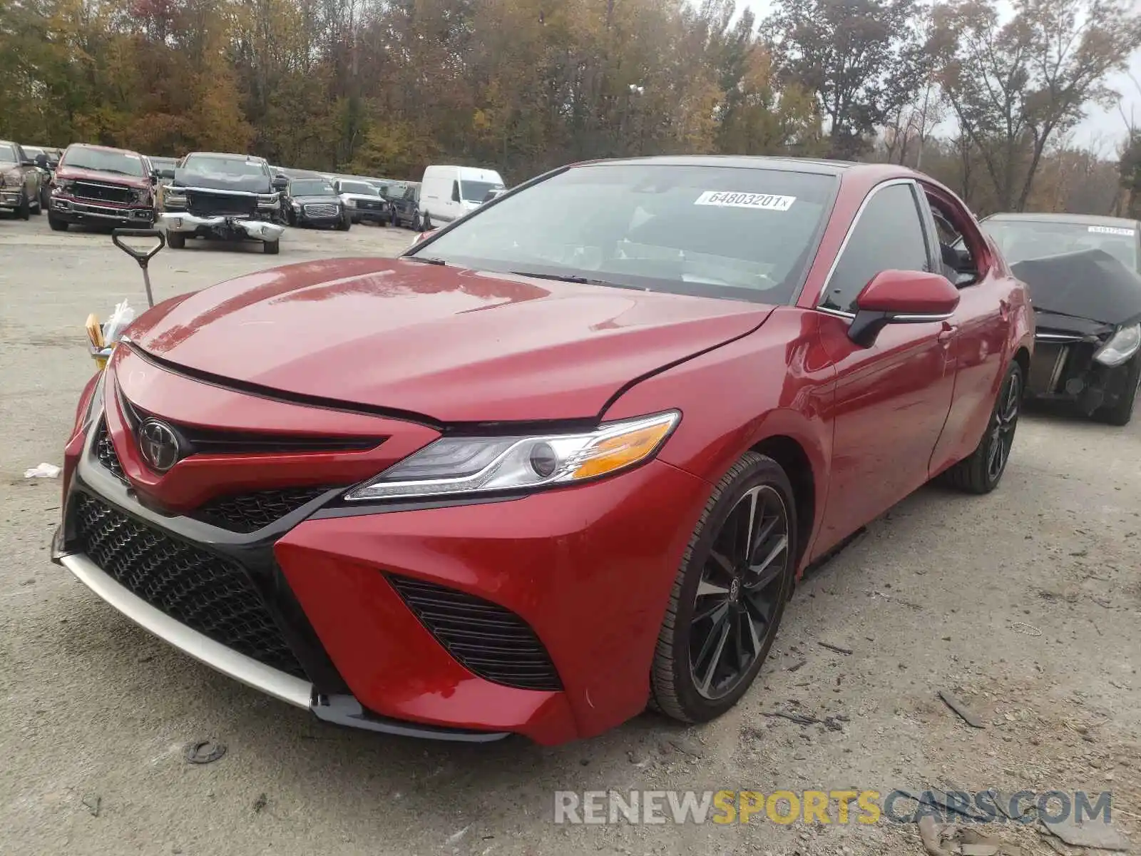 2 Photograph of a damaged car 4T1K61AK6LU402000 TOYOTA CAMRY 2020