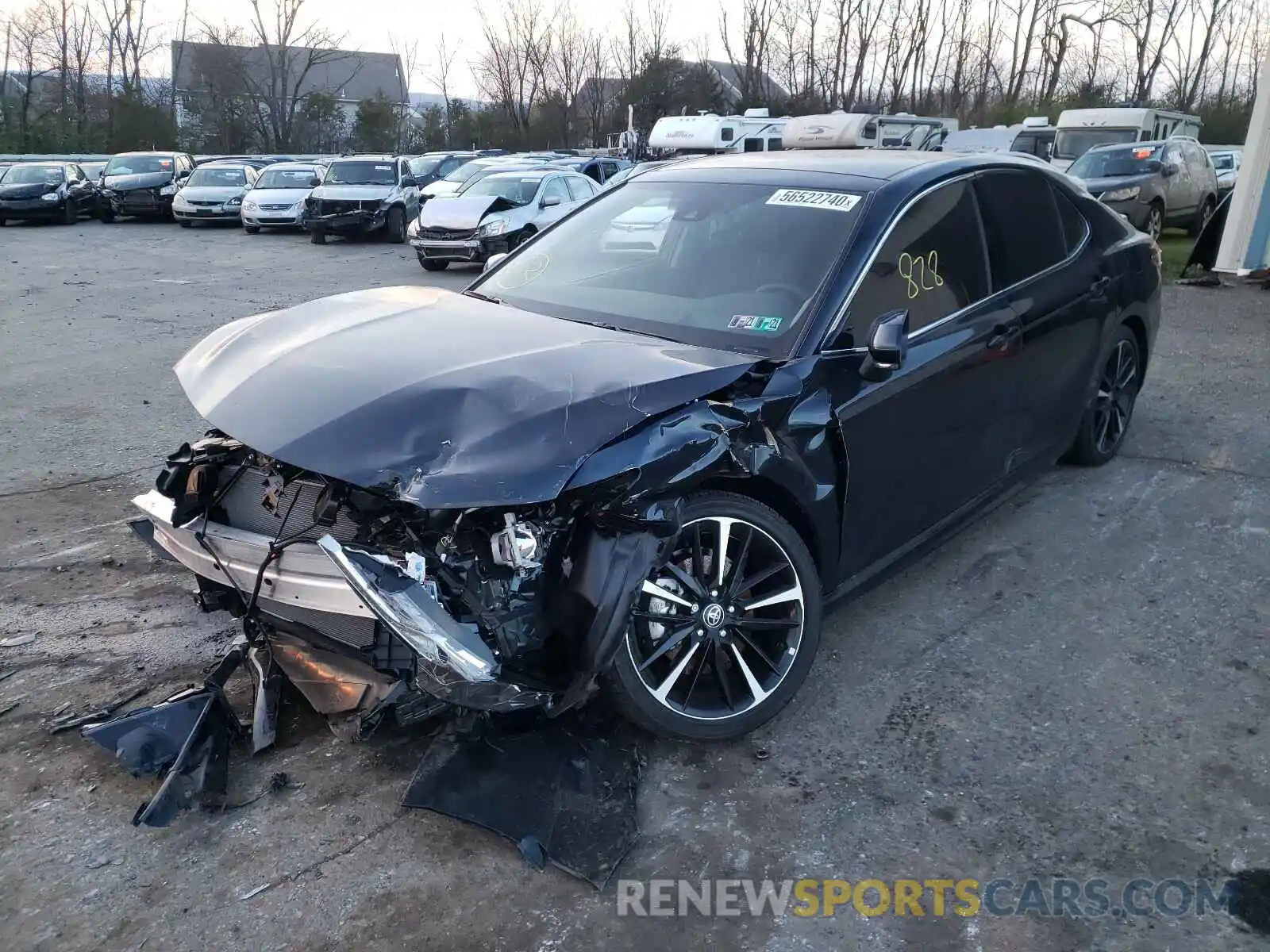 2 Photograph of a damaged car 4T1K61AK6LU502789 TOYOTA CAMRY 2020