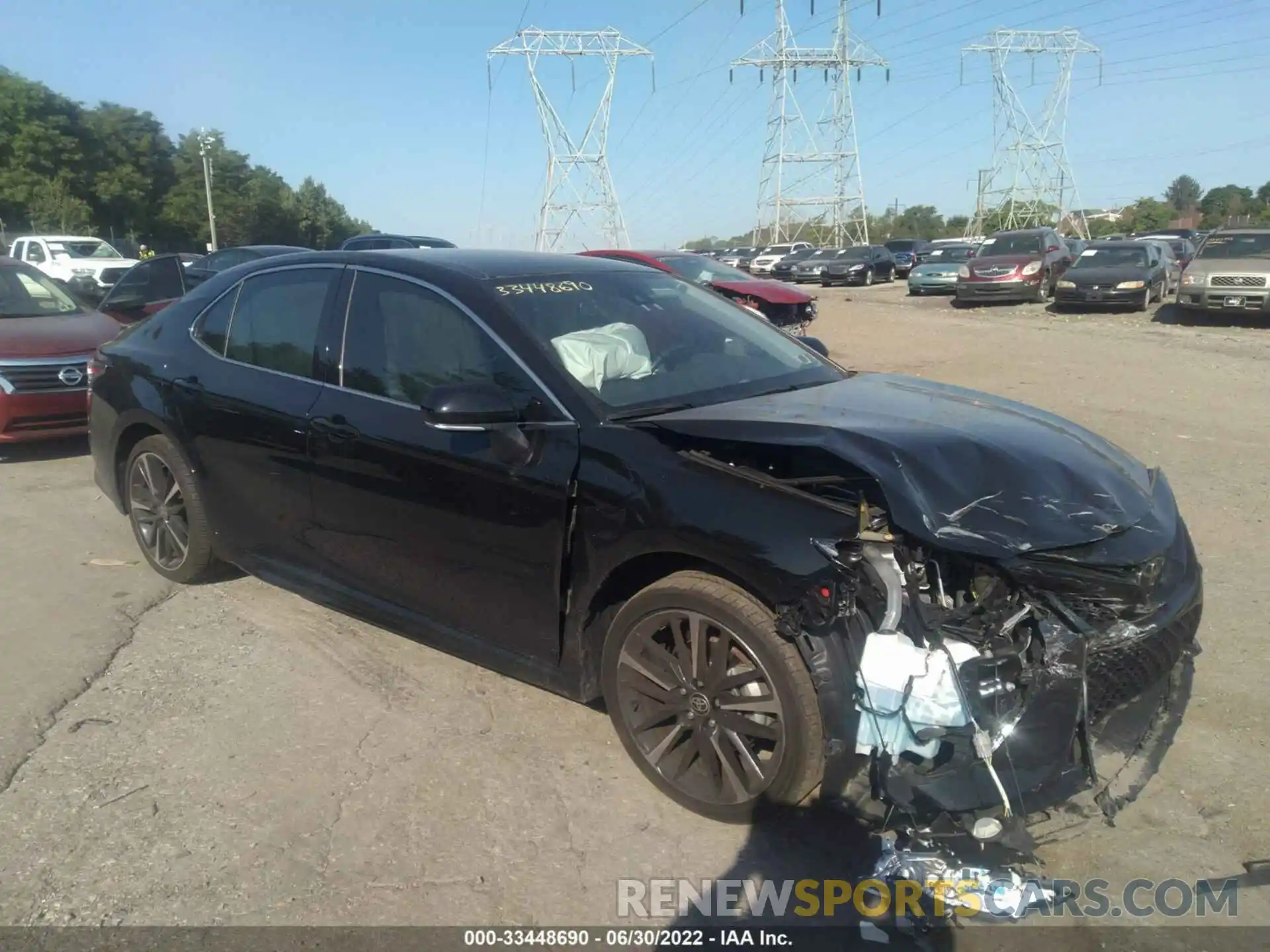 1 Photograph of a damaged car 4T1K61AK6LU506342 TOYOTA CAMRY 2020