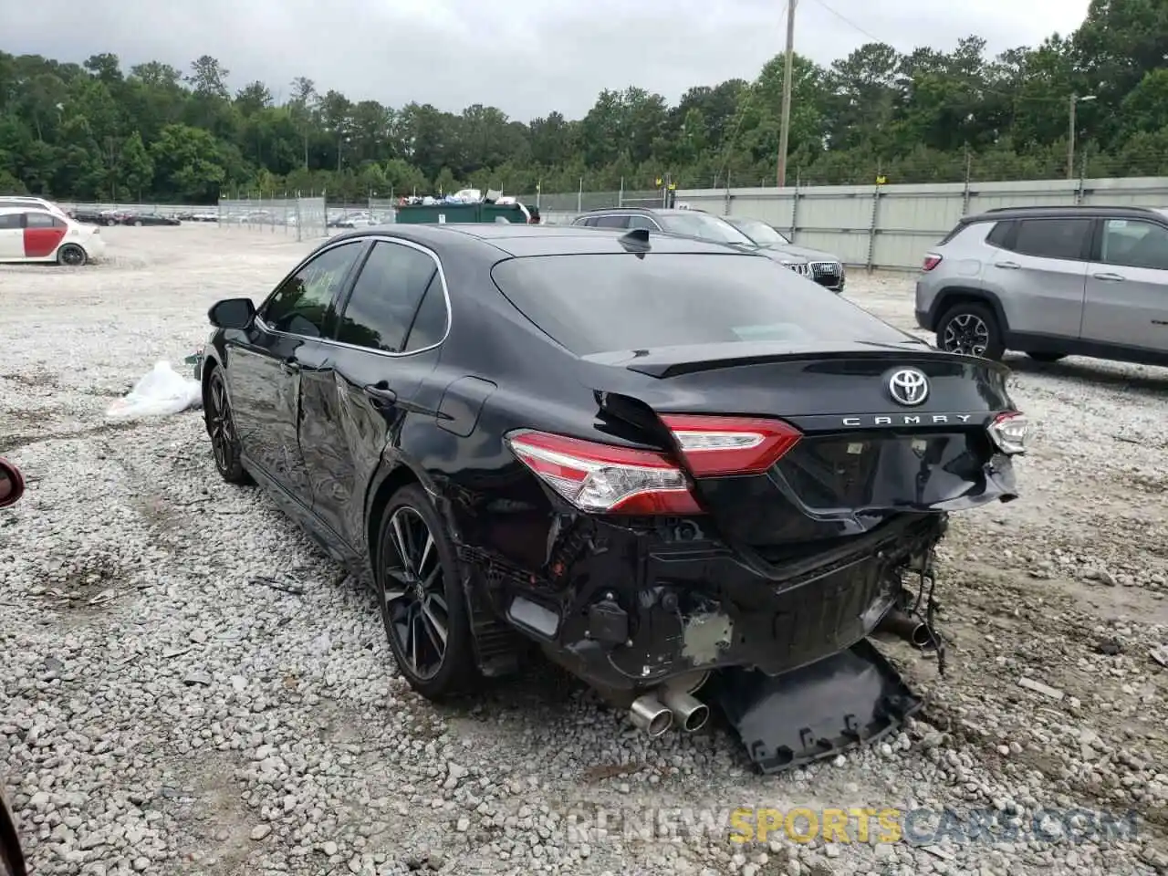 3 Photograph of a damaged car 4T1K61AK6LU510374 TOYOTA CAMRY 2020