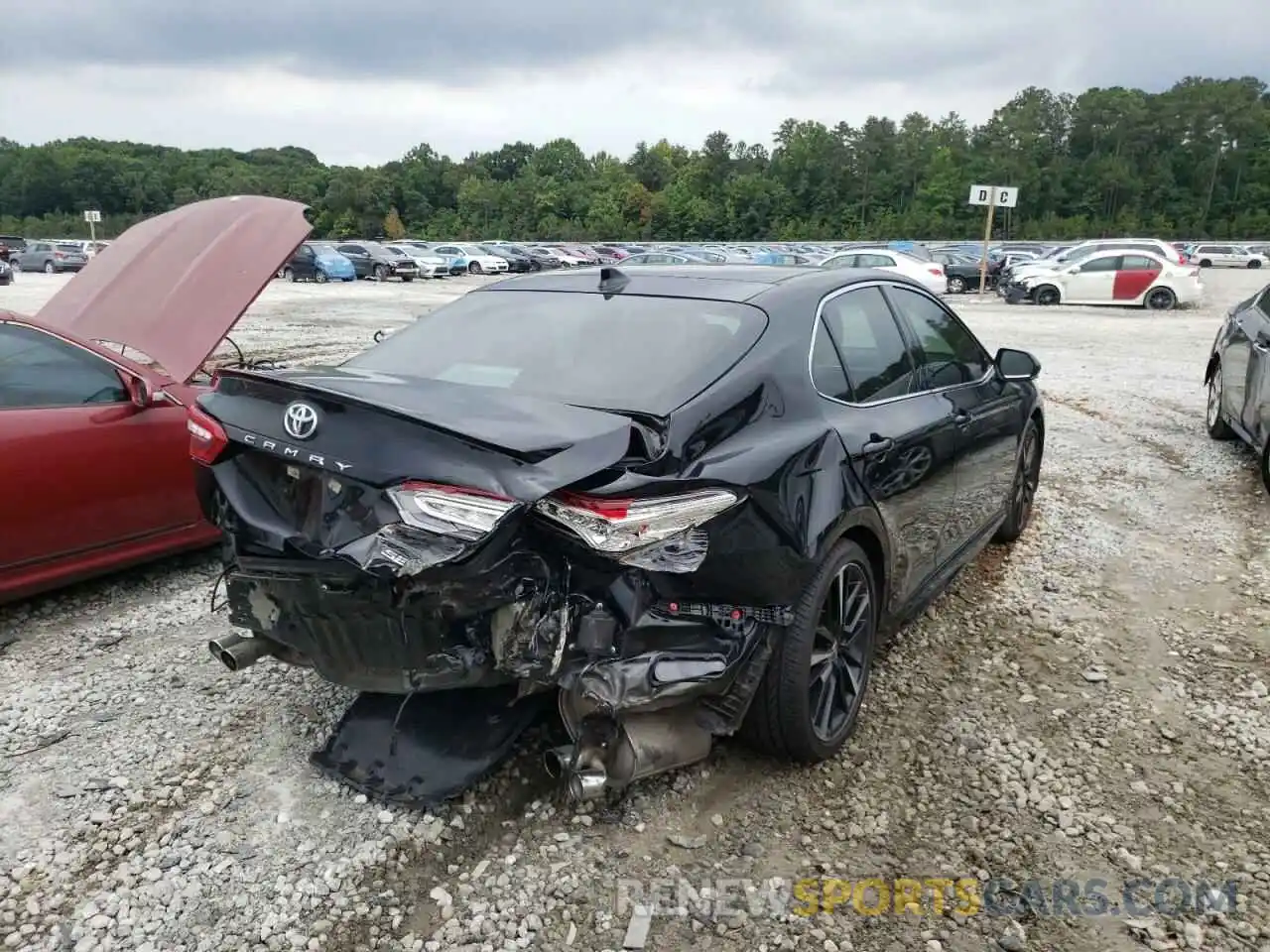 4 Photograph of a damaged car 4T1K61AK6LU510374 TOYOTA CAMRY 2020