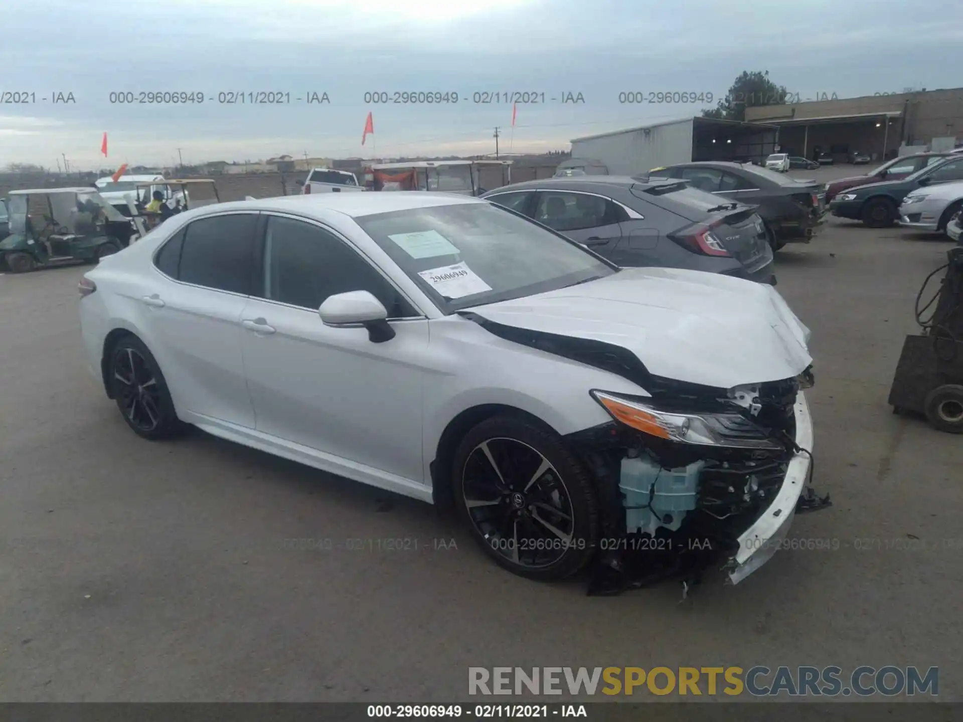 1 Photograph of a damaged car 4T1K61AK6LU866775 TOYOTA CAMRY 2020