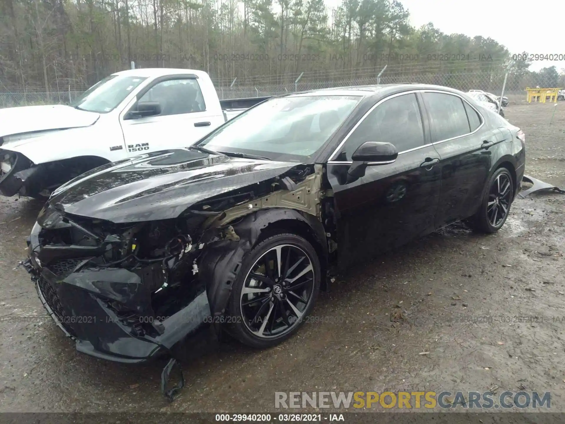 2 Photograph of a damaged car 4T1K61AK6LU906921 TOYOTA CAMRY 2020