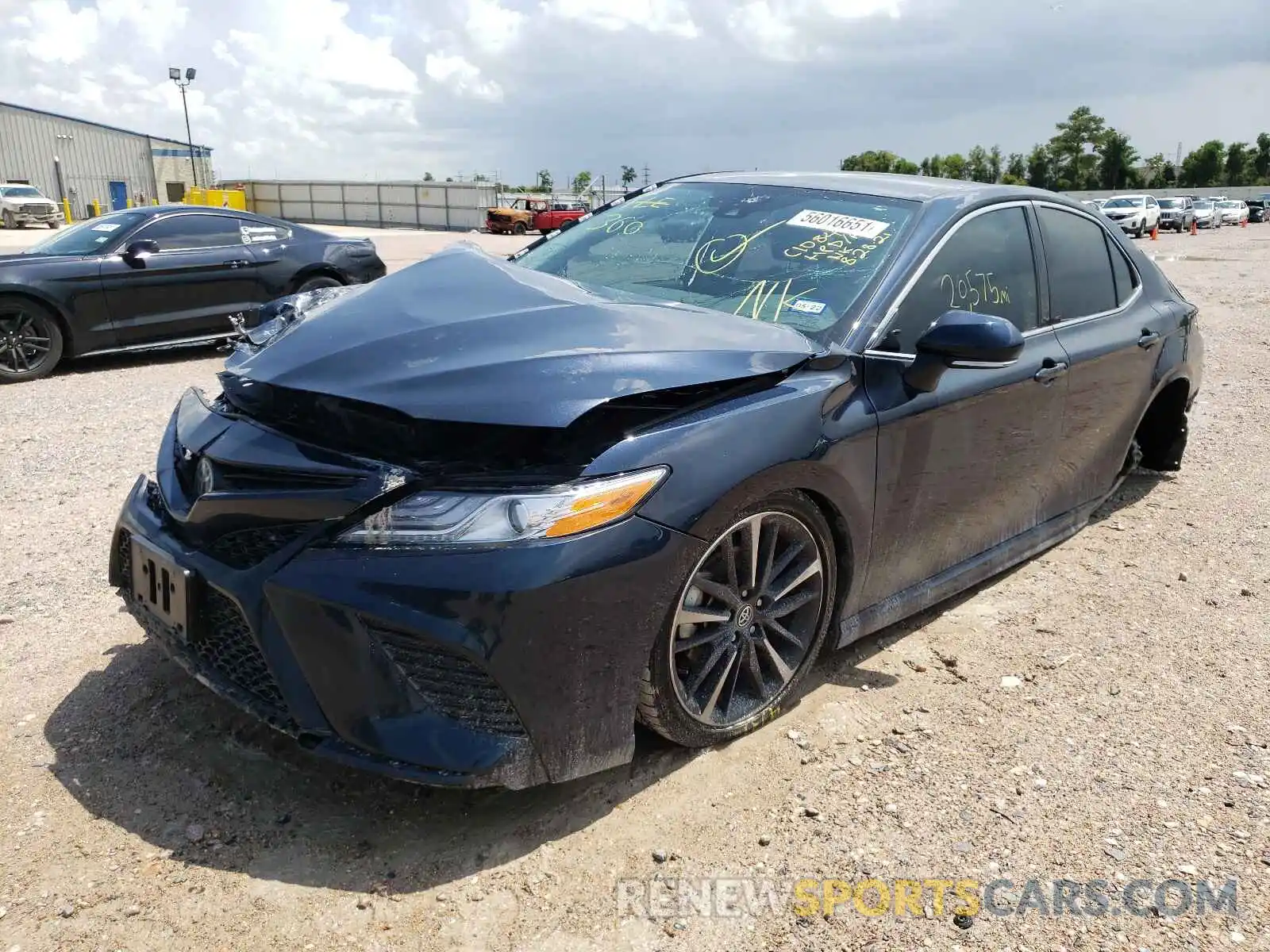 2 Photograph of a damaged car 4T1K61AK6LU934461 TOYOTA CAMRY 2020