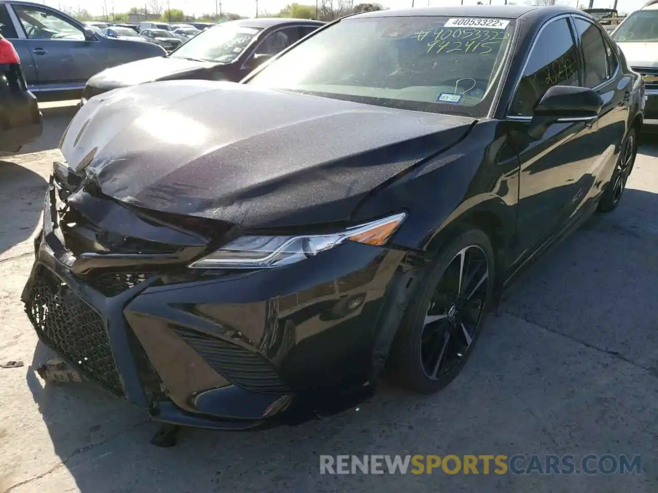 2 Photograph of a damaged car 4T1K61AK6LU942415 TOYOTA CAMRY 2020