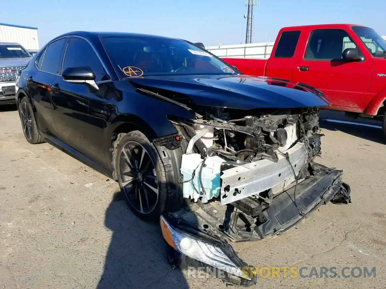 1 Photograph of a damaged car 4T1K61AK6LU968707 TOYOTA CAMRY 2020