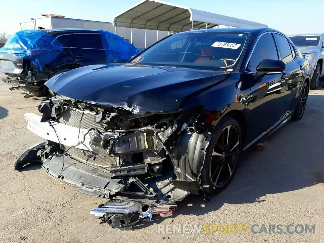 2 Photograph of a damaged car 4T1K61AK6LU968707 TOYOTA CAMRY 2020