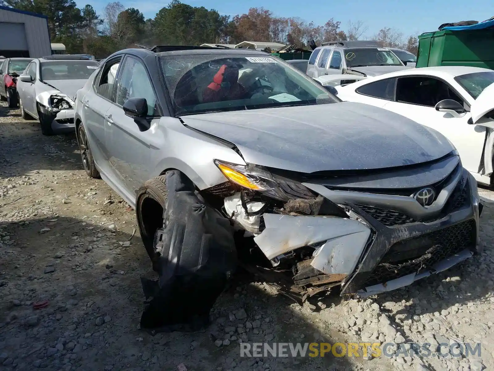 1 Photograph of a damaged car 4T1K61AK7LU310846 TOYOTA CAMRY 2020