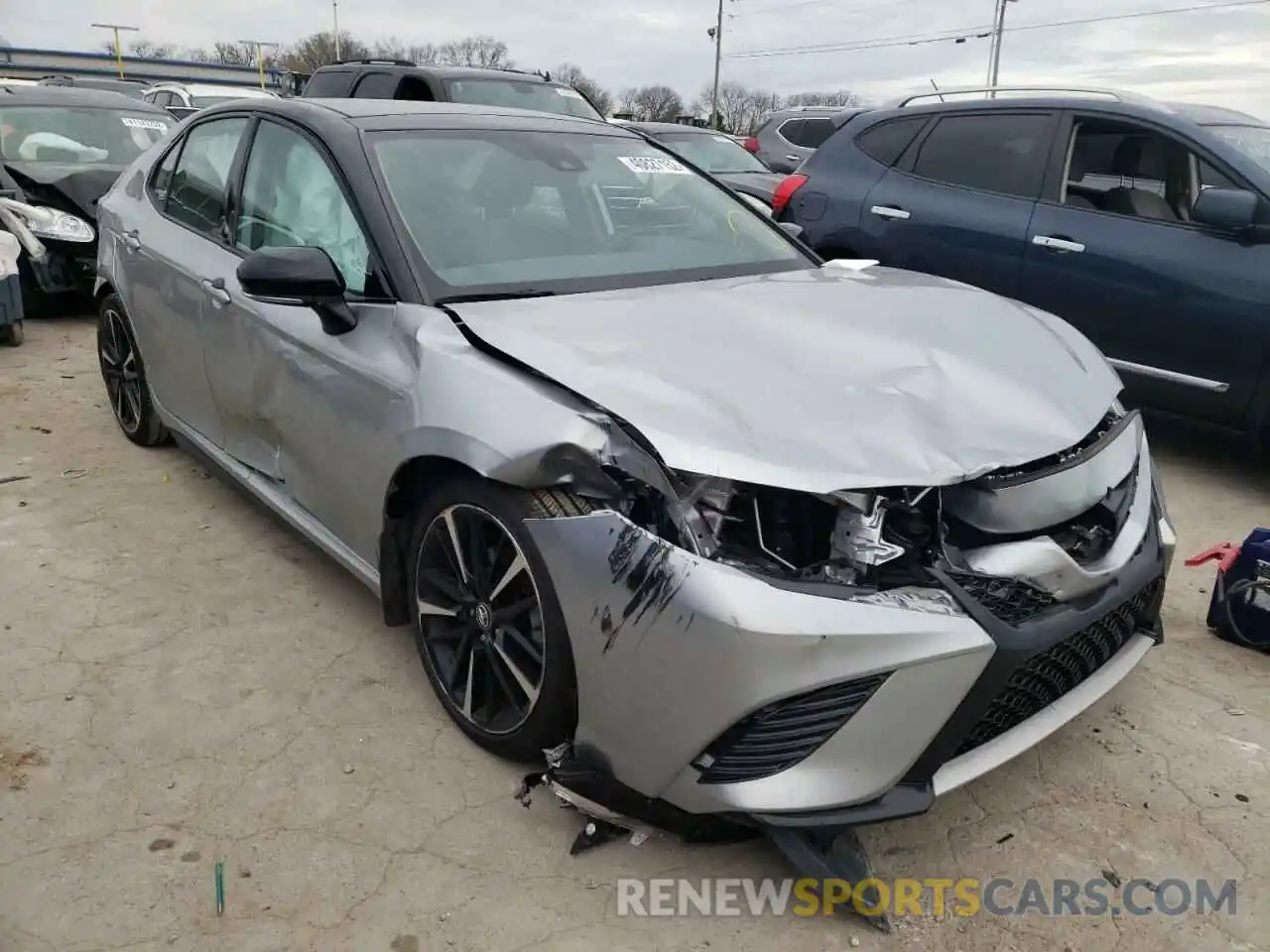 1 Photograph of a damaged car 4T1K61AK7LU312239 TOYOTA CAMRY 2020