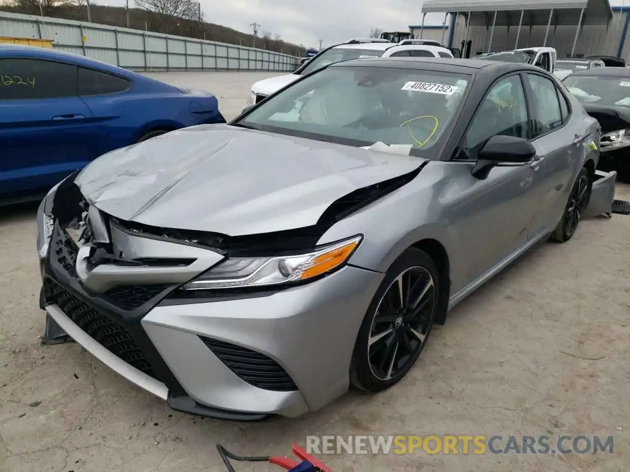 2 Photograph of a damaged car 4T1K61AK7LU312239 TOYOTA CAMRY 2020