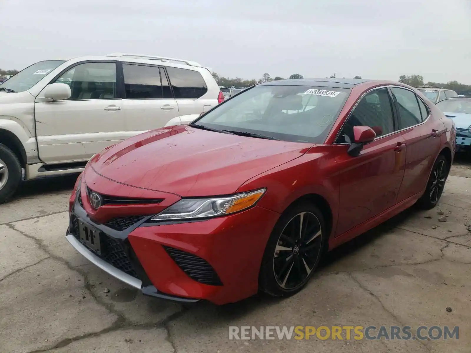 2 Photograph of a damaged car 4T1K61AK7LU320504 TOYOTA CAMRY 2020