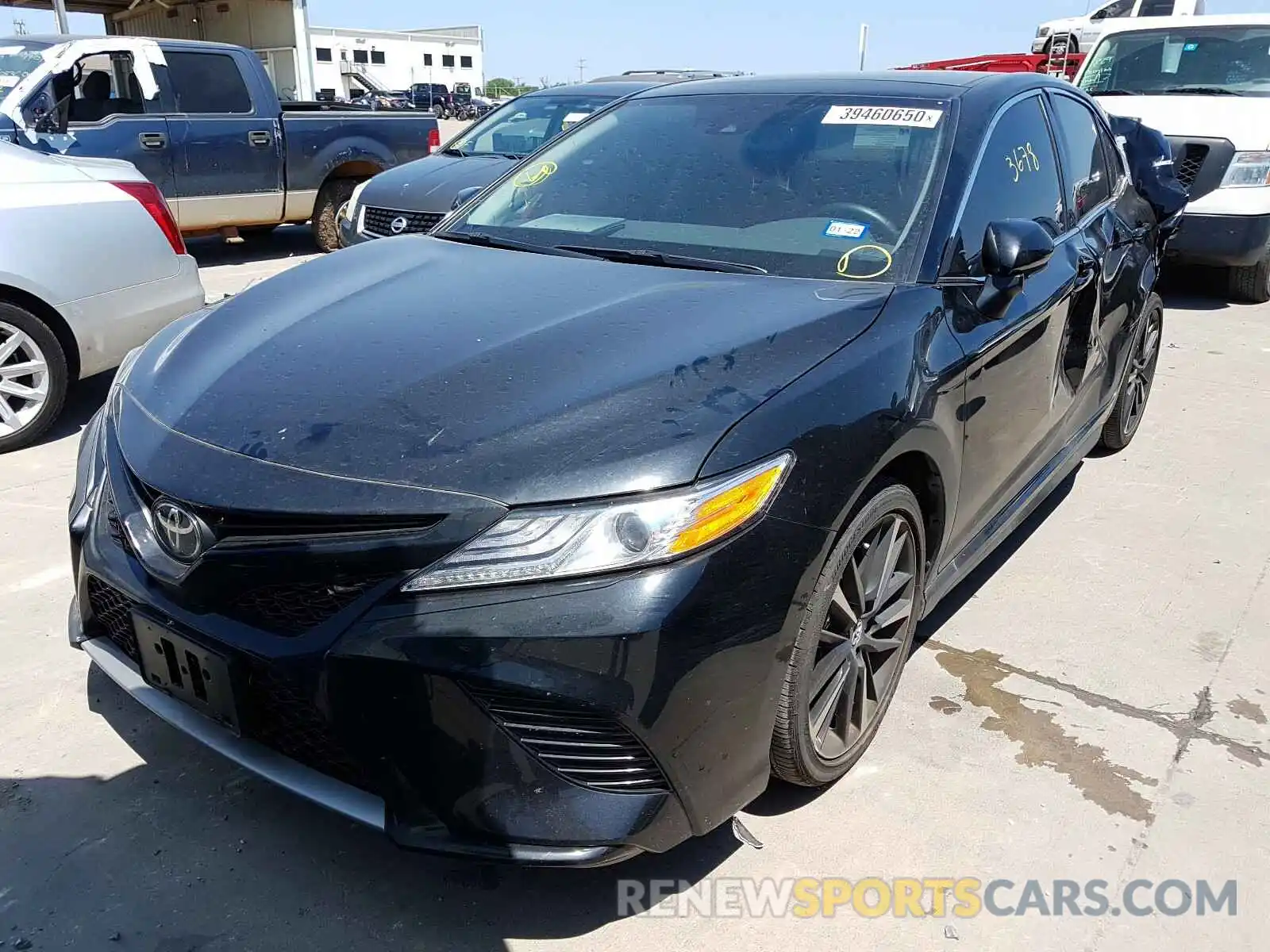 2 Photograph of a damaged car 4T1K61AK7LU321359 TOYOTA CAMRY 2020