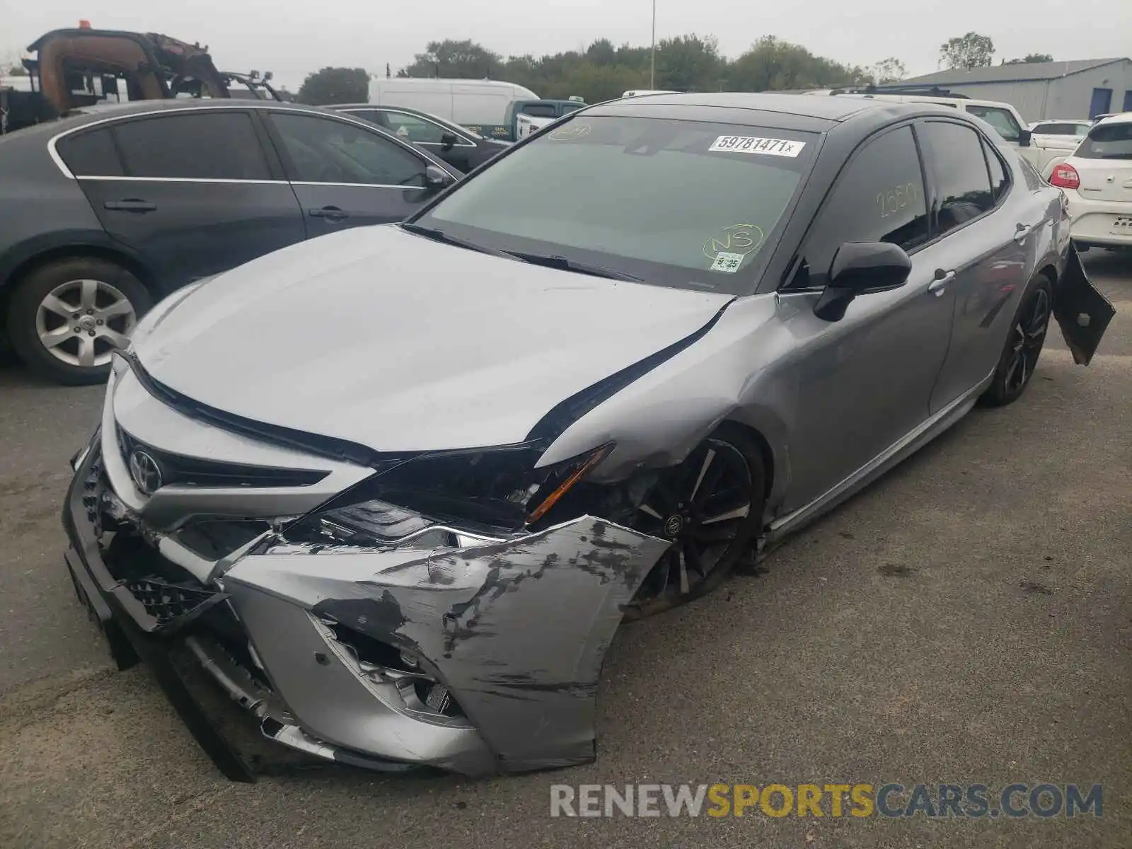 2 Photograph of a damaged car 4T1K61AK7LU354040 TOYOTA CAMRY 2020