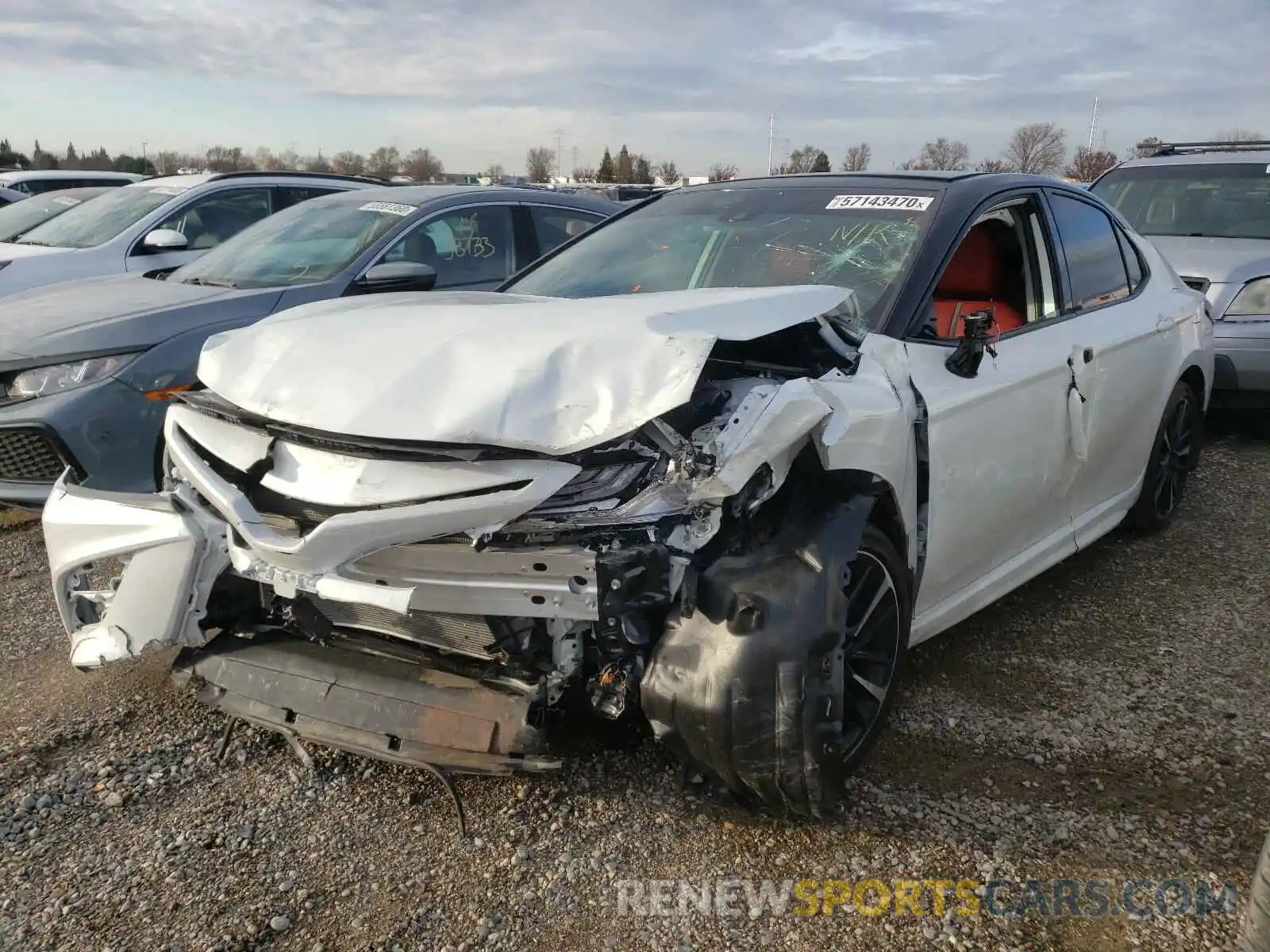 2 Photograph of a damaged car 4T1K61AK7LU359707 TOYOTA CAMRY 2020