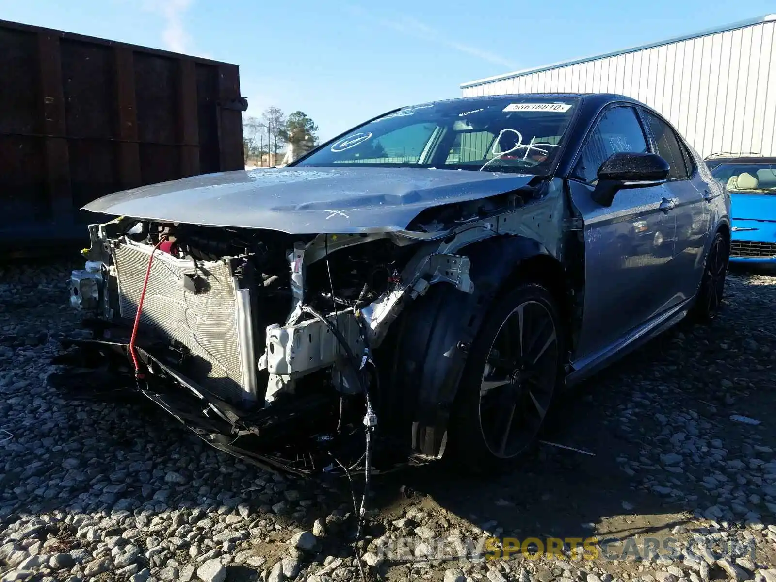 2 Photograph of a damaged car 4T1K61AK7LU368133 TOYOTA CAMRY 2020