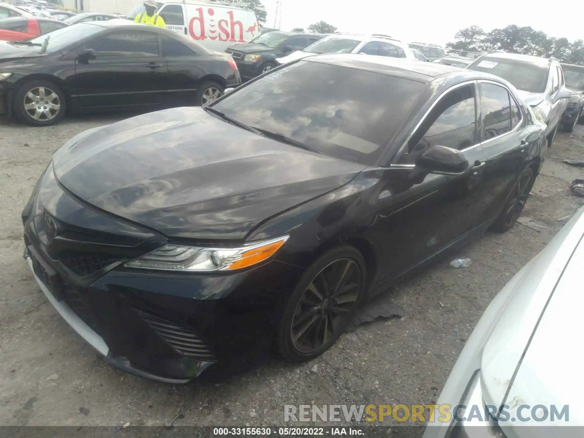 2 Photograph of a damaged car 4T1K61AK7LU370576 TOYOTA CAMRY 2020