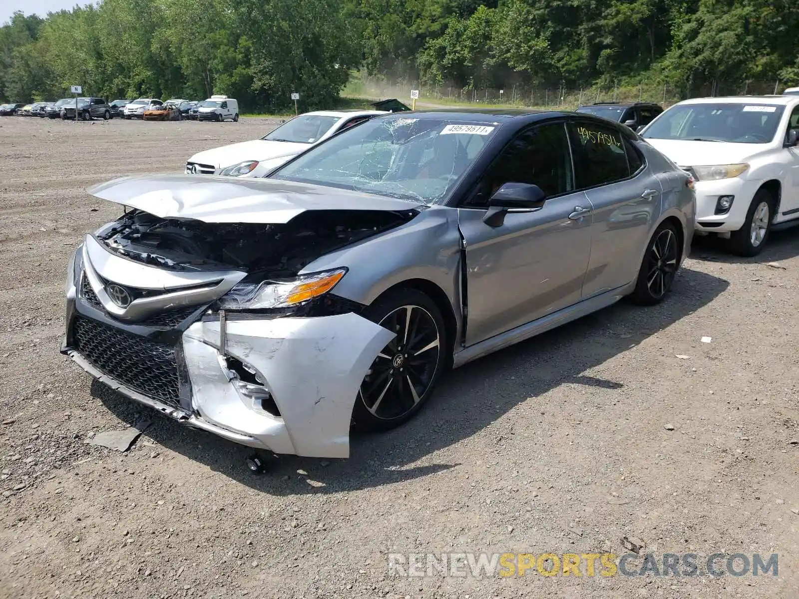 2 Photograph of a damaged car 4T1K61AK7LU375616 TOYOTA CAMRY 2020