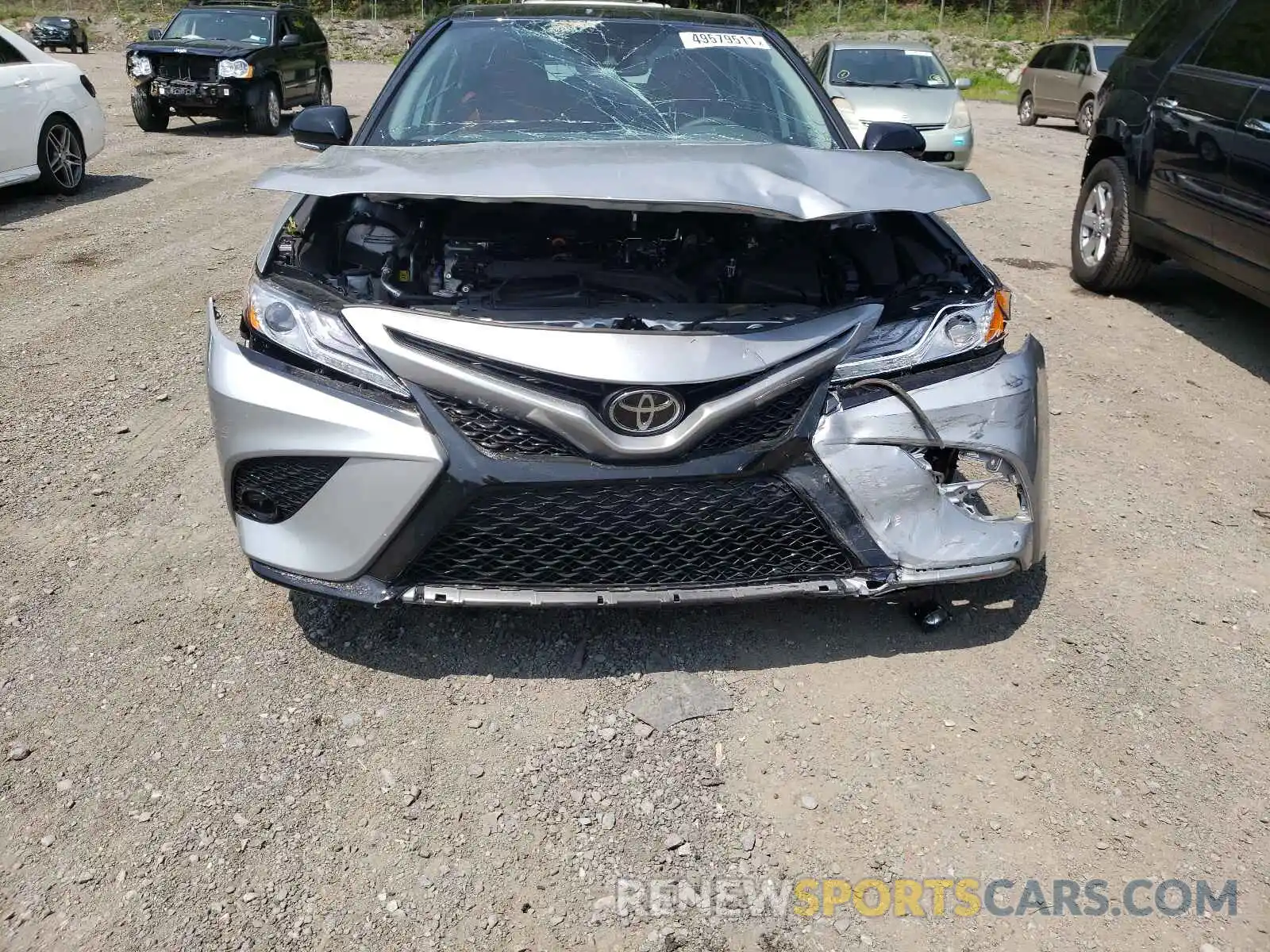 9 Photograph of a damaged car 4T1K61AK7LU375616 TOYOTA CAMRY 2020