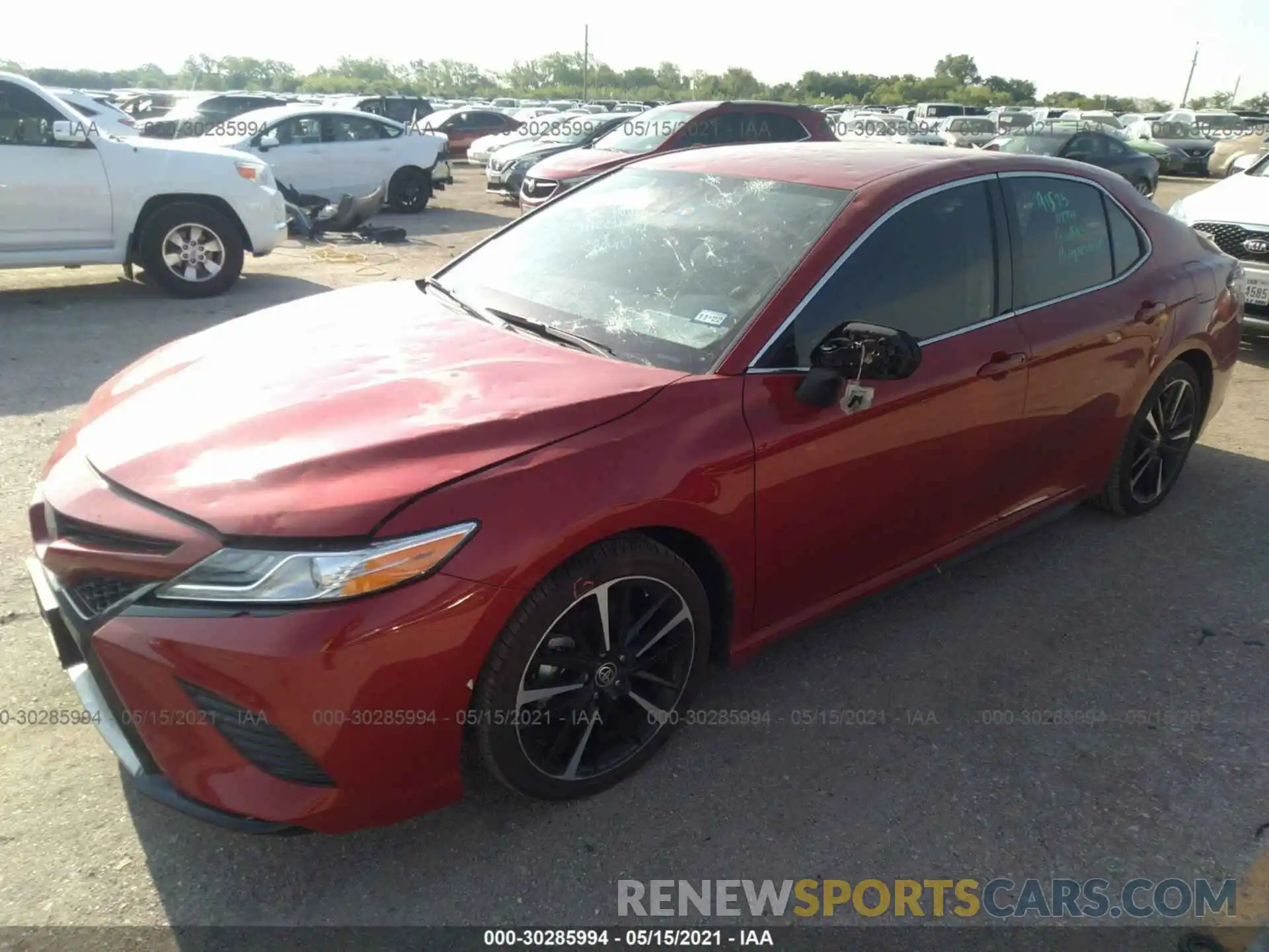 2 Photograph of a damaged car 4T1K61AK7LU388608 TOYOTA CAMRY 2020