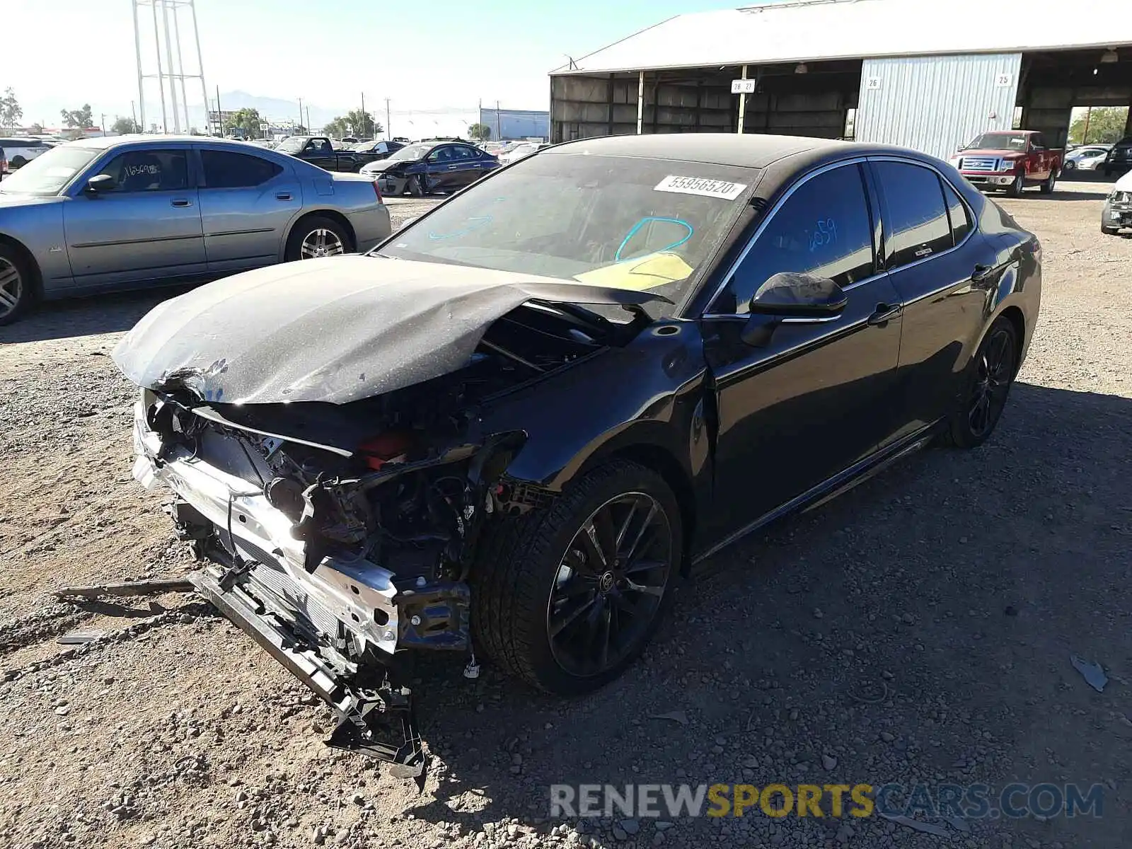 2 Photograph of a damaged car 4T1K61AK7LU396420 TOYOTA CAMRY 2020