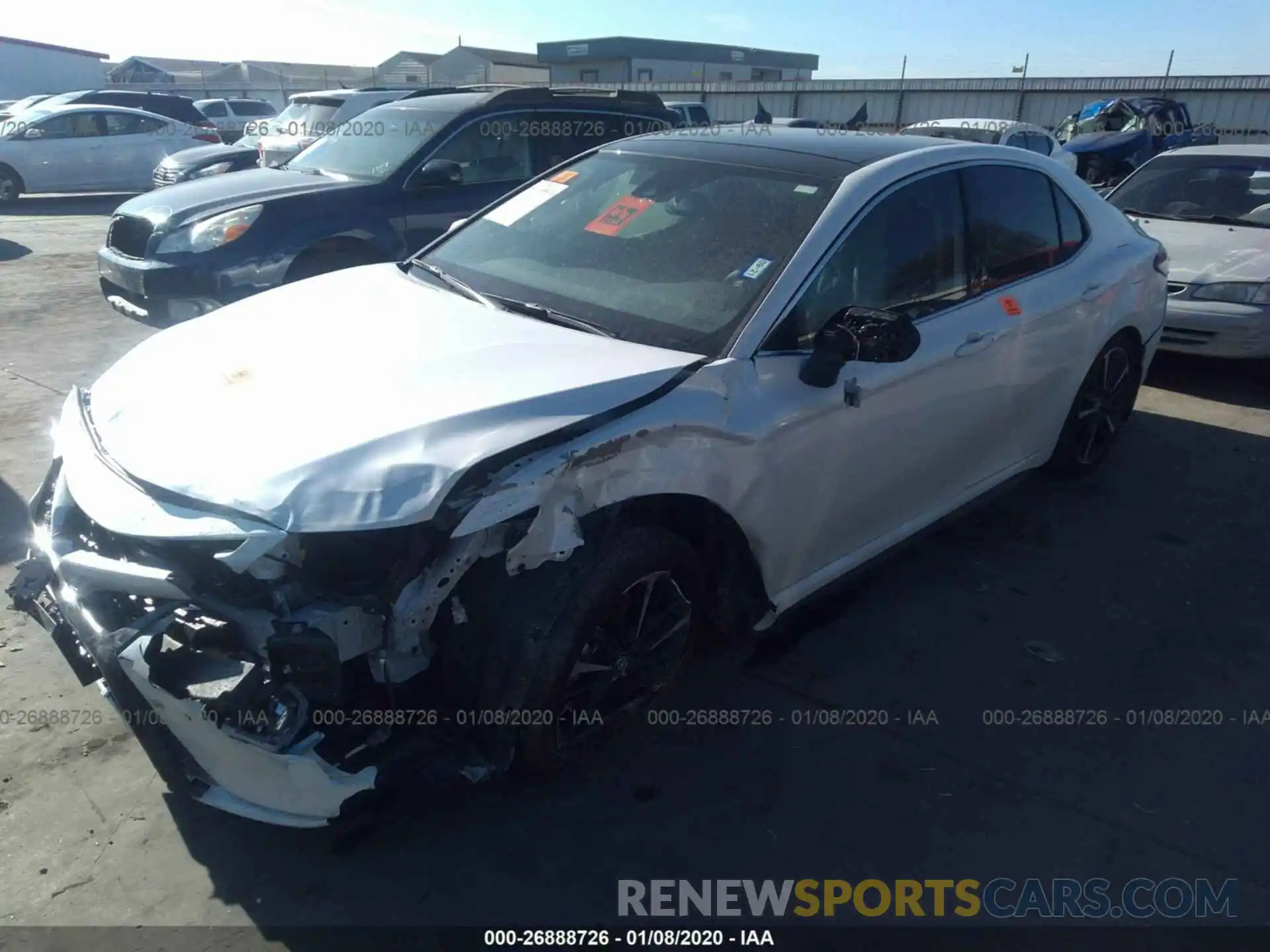 2 Photograph of a damaged car 4T1K61AK7LU861715 TOYOTA CAMRY 2020