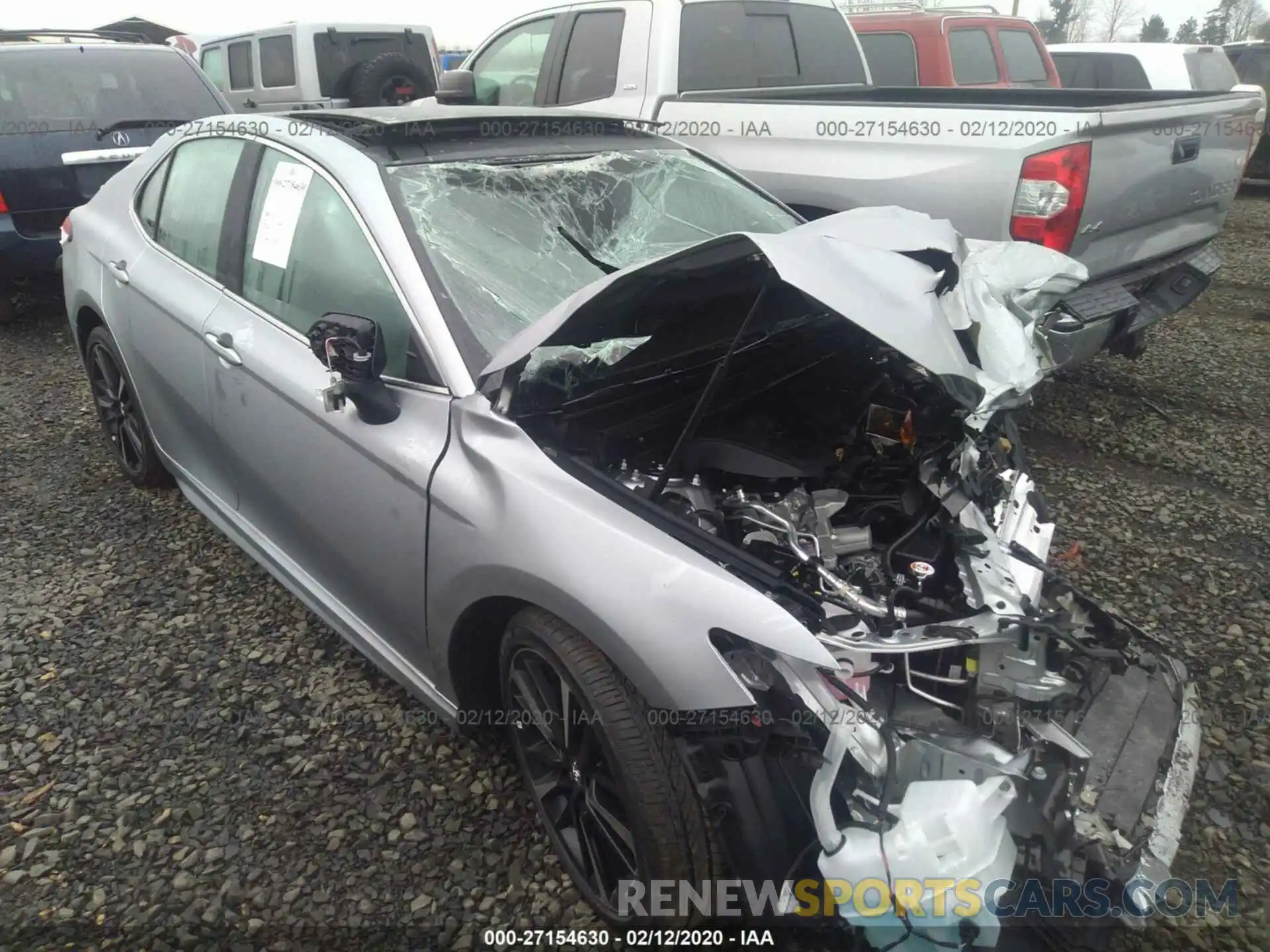 1 Photograph of a damaged car 4T1K61AK7LU915062 TOYOTA CAMRY 2020