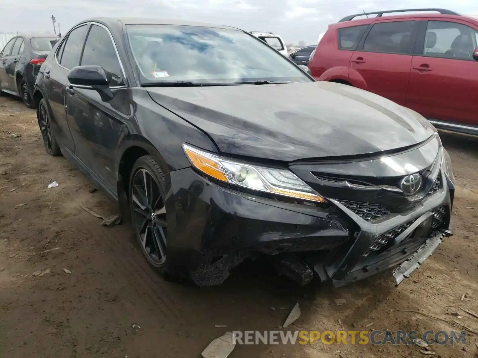 1 Photograph of a damaged car 4T1K61AK7LU916356 TOYOTA CAMRY 2020