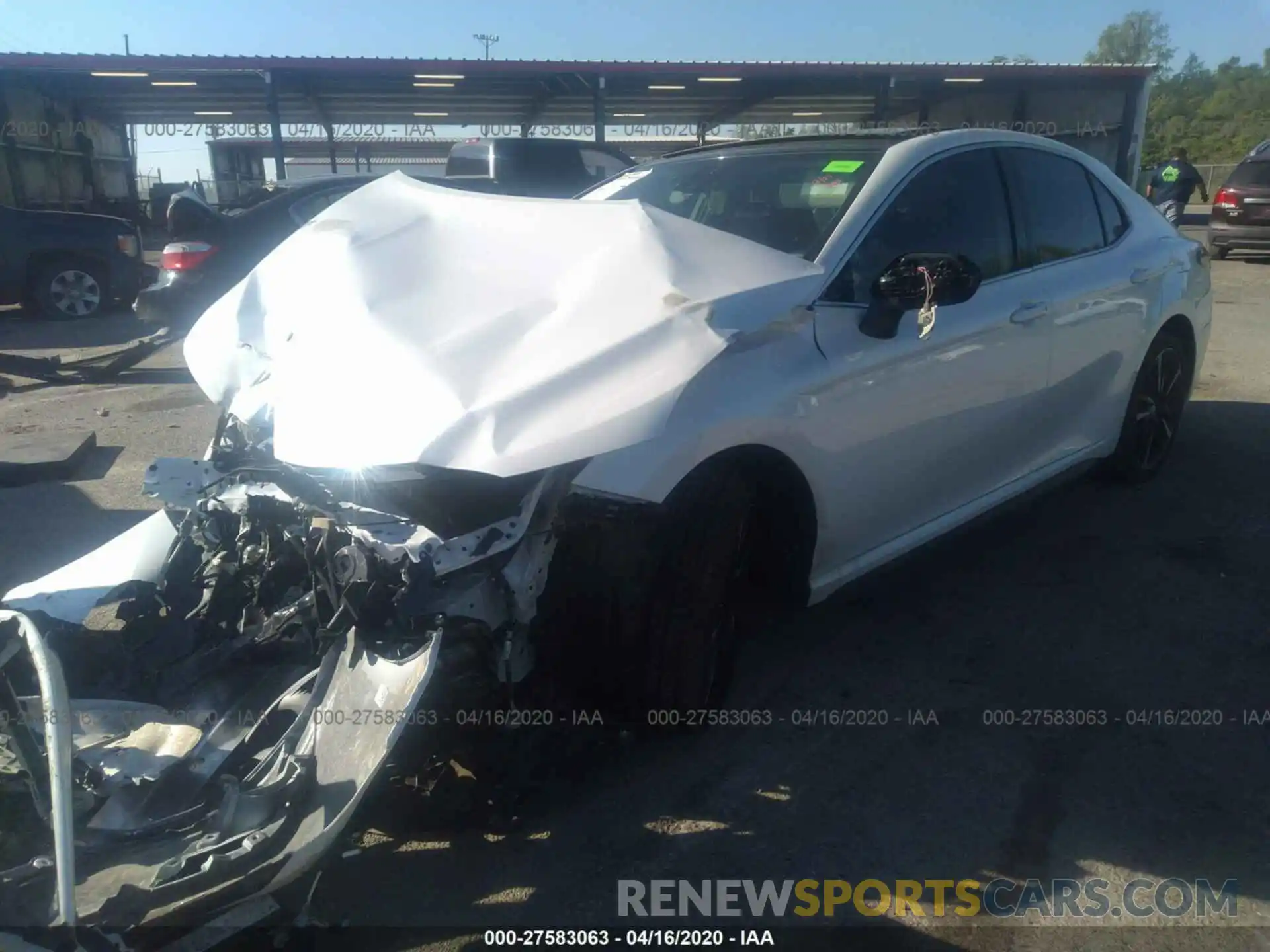 2 Photograph of a damaged car 4T1K61AK7LU926451 TOYOTA CAMRY 2020