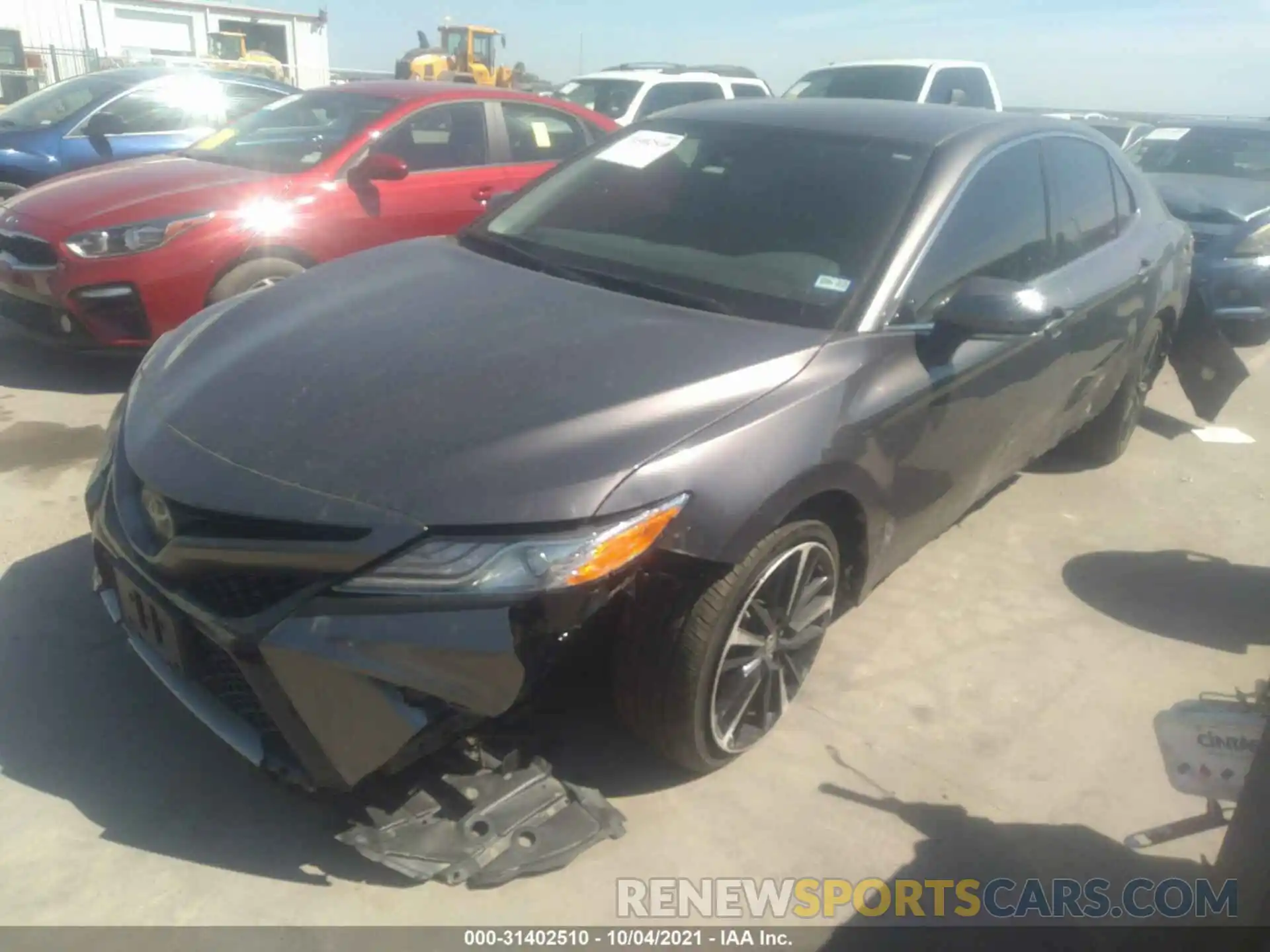 2 Photograph of a damaged car 4T1K61AK7LU947672 TOYOTA CAMRY 2020