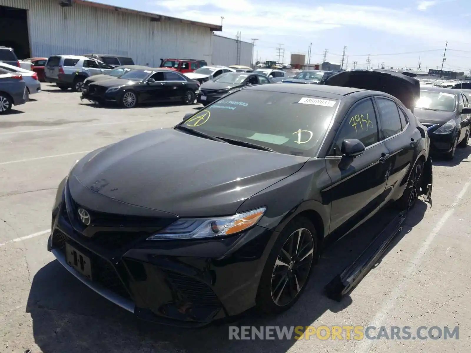 2 Photograph of a damaged car 4T1K61AK7LU963581 TOYOTA CAMRY 2020