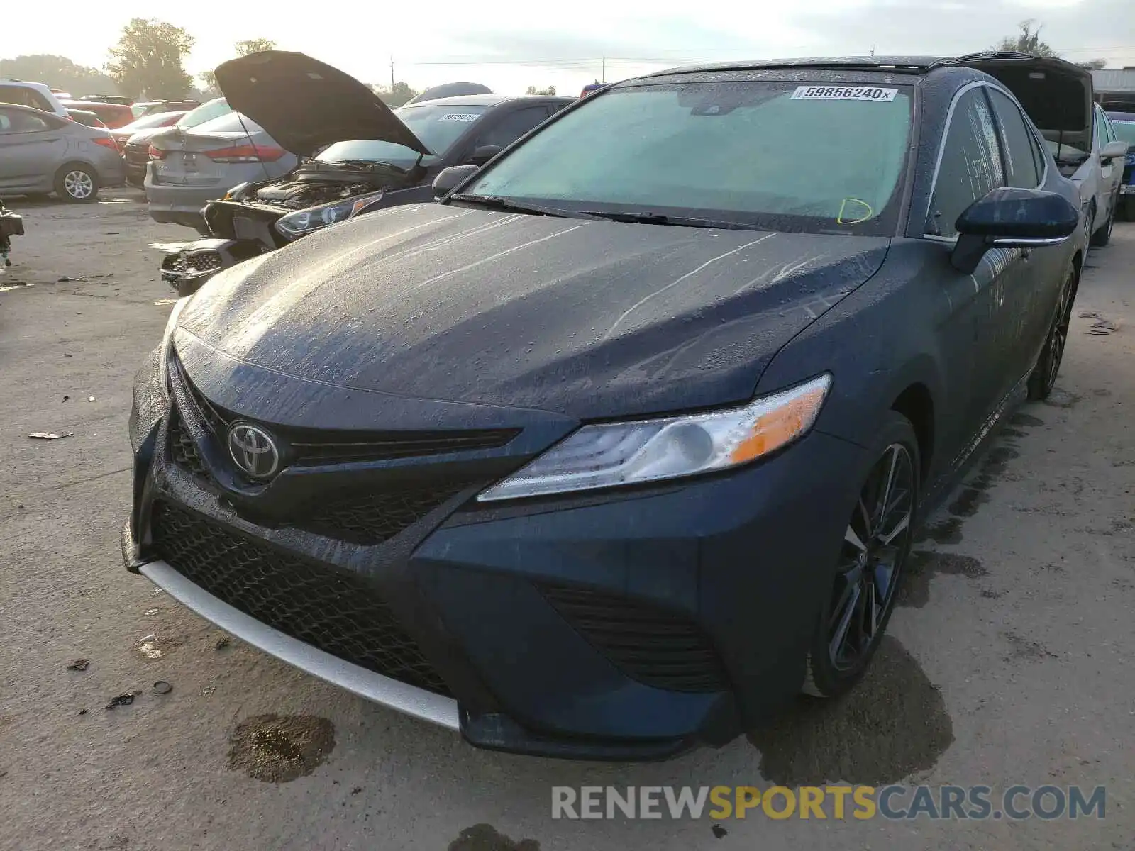 2 Photograph of a damaged car 4T1K61AK7LU964990 TOYOTA CAMRY 2020