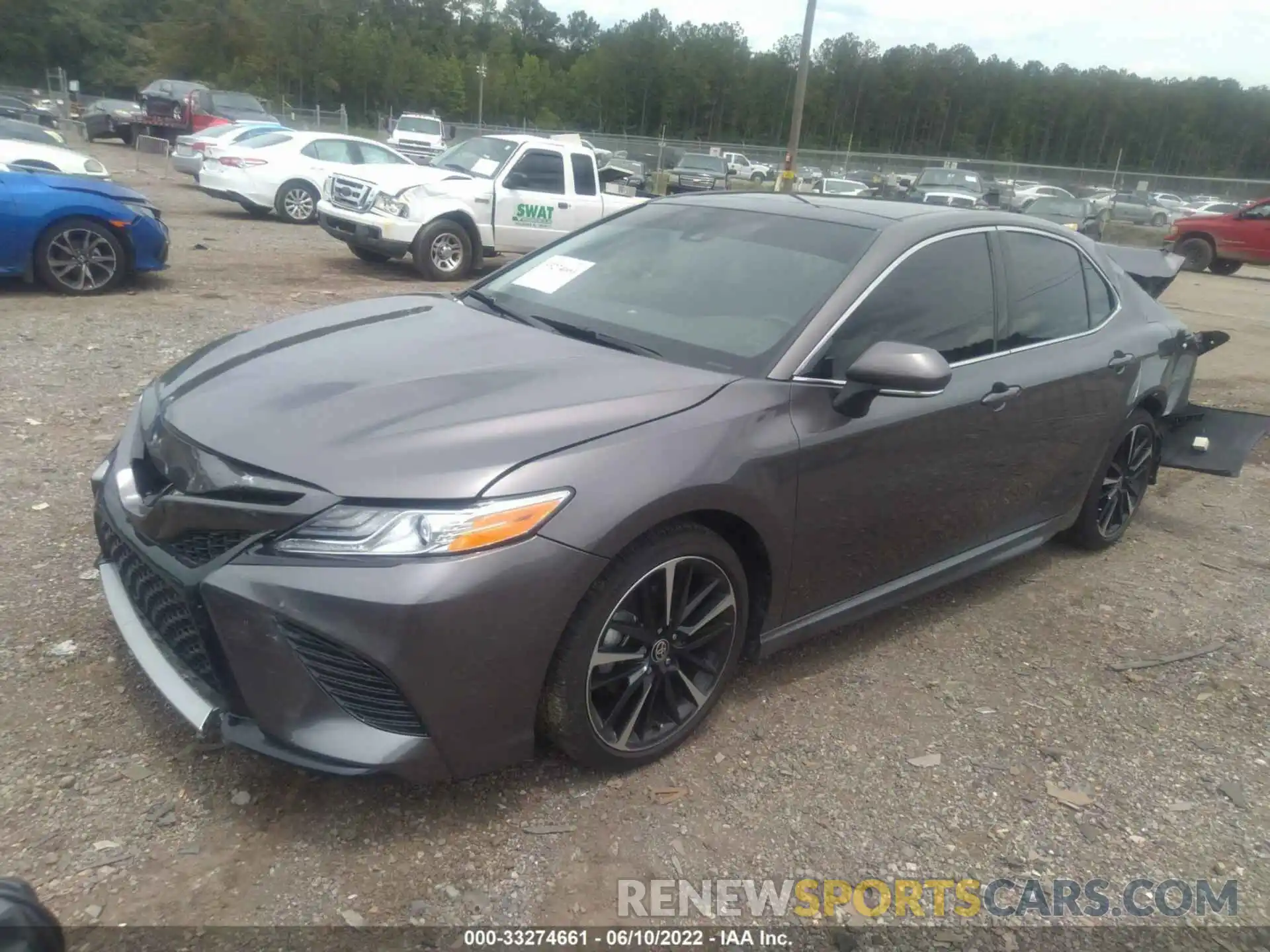 2 Photograph of a damaged car 4T1K61AK7LU983250 TOYOTA CAMRY 2020